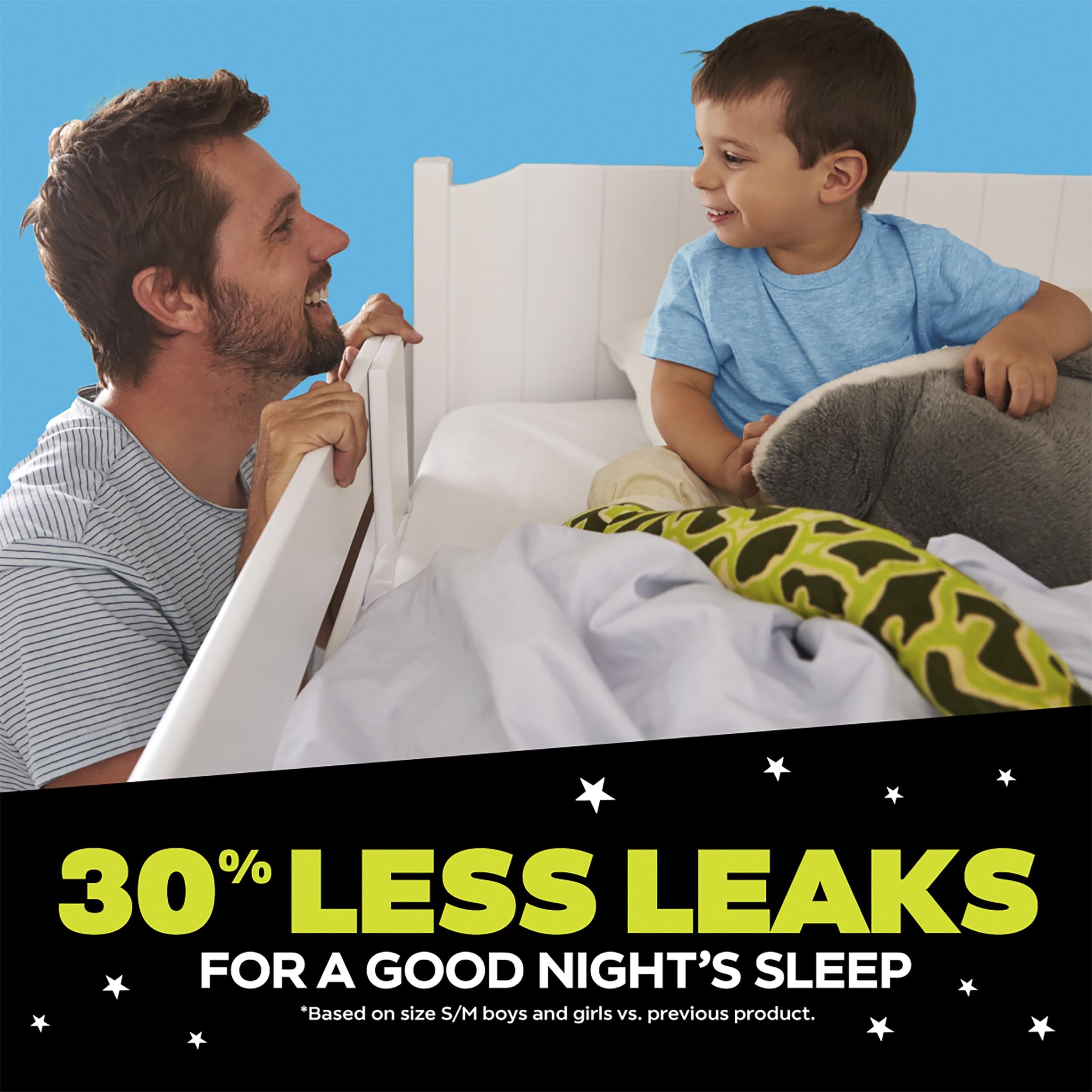 Ninjamas Boys Bedwetting Nighttime Underwear, Size S/M (38-70 lbs), 44 Count, Overnight Protection, Ultra Absorbent, Hypoallergenic