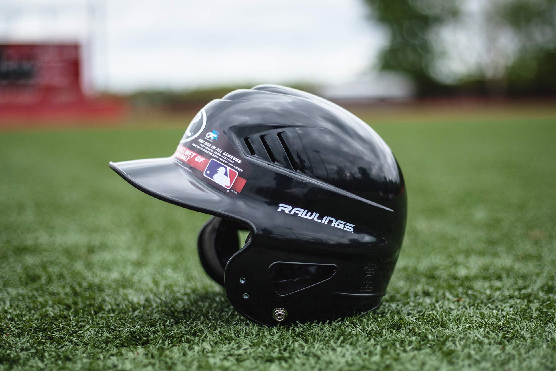 Rawlings | COOLFLO Batting Helmet | 6 1/2" - 7 1/2" One Size Fits Most | Black