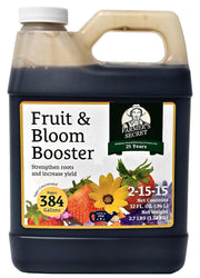 Farmer’s Secret Fruit & Bloom Booster Fertilizer (32oz) - Super Concentrated - Boosts Flowering and Yield on All Varieties of Fruits, Vegetables and Flowers - Formulated for Late Summer & Early Fall