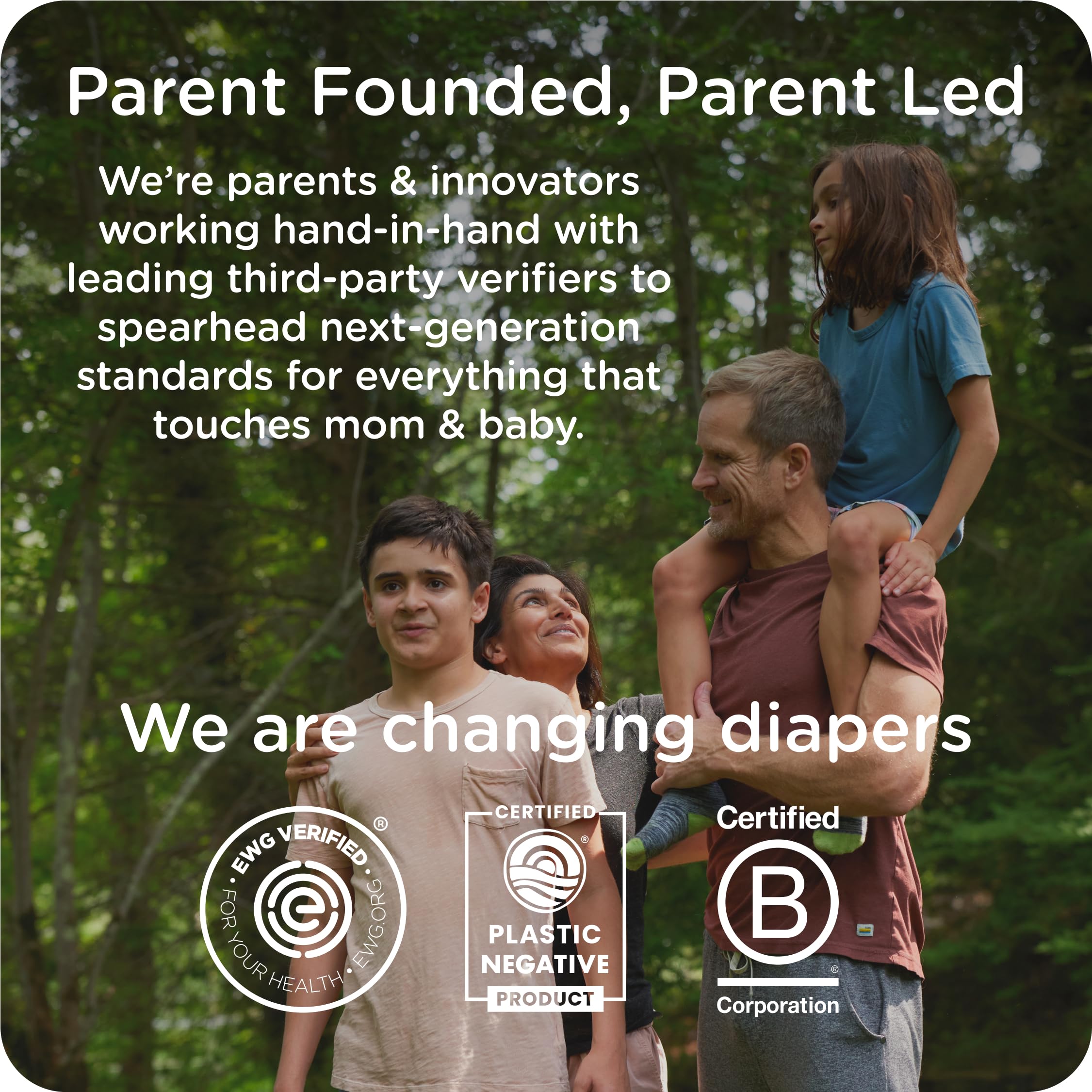 HealthyBaby Our Diapers | EWG Verified Safe & Plant-Based Diapers | Leak Protection | Soft Organic Cotton Shell | Chlorine-Free Diaper for Sensitive Skin | Size 1 (7-14lbs) 70 Count