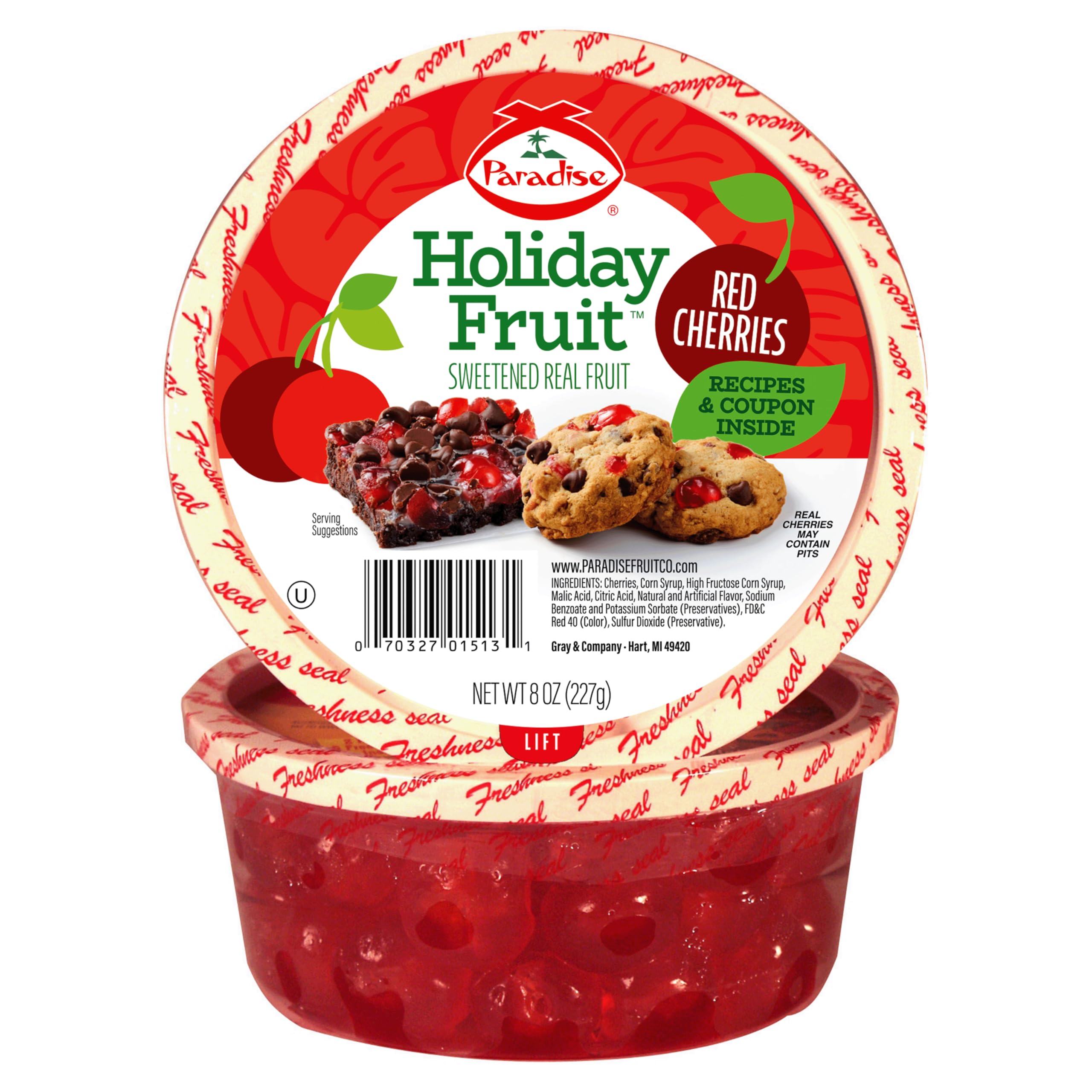 Paradise Rote Kirschen, 227 g