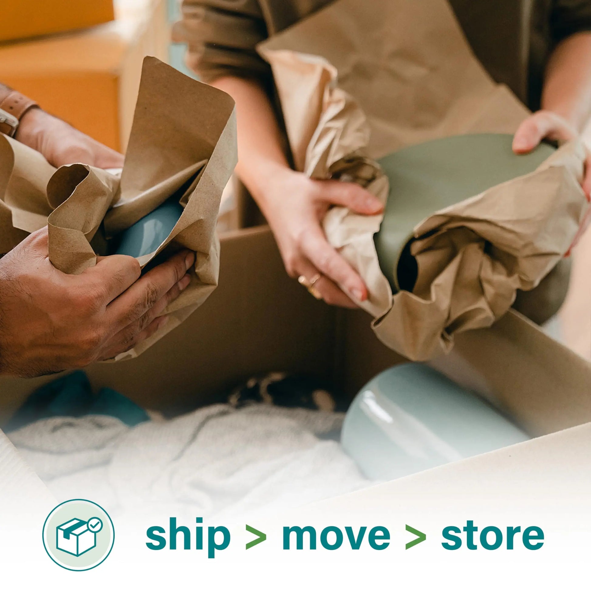 Elementree Brown Packing Paper Sheets for Moving & Shipping - 1500 Count (1375 Feet) - 14.25" x 11" Sheet Size - Sustainable Void Fill Packaging Made in the USA - Kraft Paper Thickness (00919)