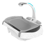The First Years Rain Shower Baby Bathtub Set - Includes Infant Sling, Soothing Spray Shower Head, Fresh Water Tank and Built in Soft Brush - 3 in 1 Grow with Me Design - Baby Bath Essentials