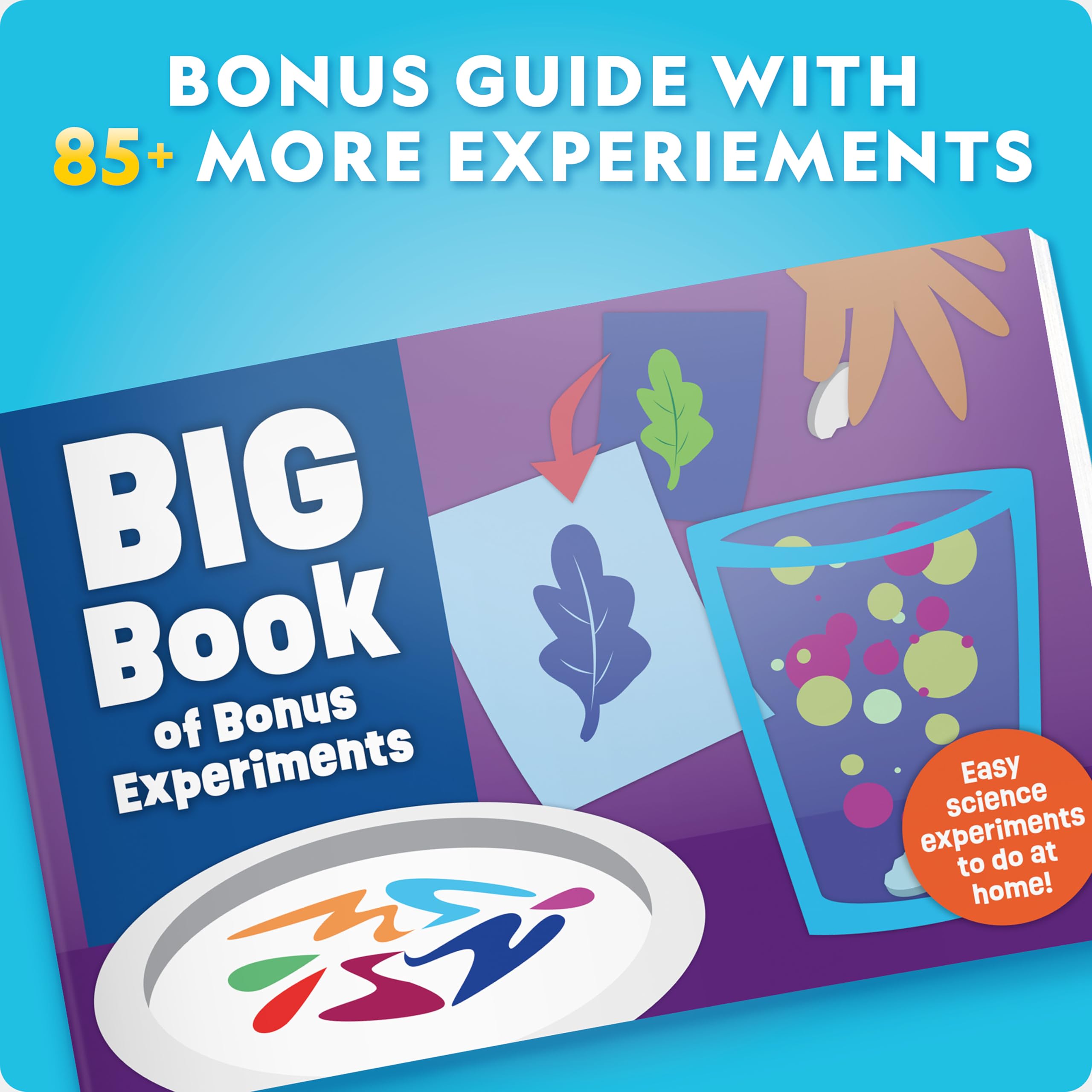 NATIONAL GEOGRAPHIC Amazing Chemistry Set - Chemistry Kit with 100+ Science Experiments Including Crystal Growing and Reactions, Science Kit for Kids, STEM Gift for Boys and Girls (Amazon Exclusive)