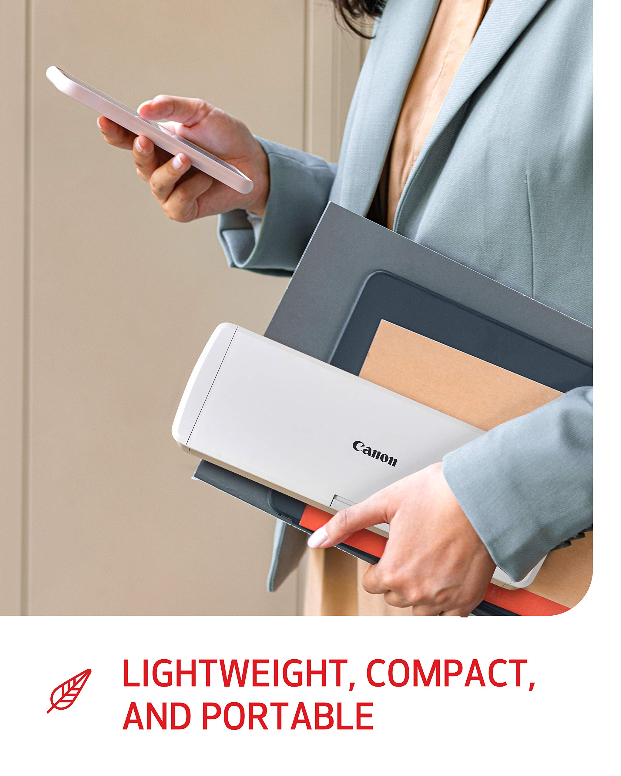 Canon imageFORMULA R10 - Portable Document Scanner, USB Powered, Duplex Scanning, Document Feeder, Easy Setup, Convenient, Perfect for Mobile Users