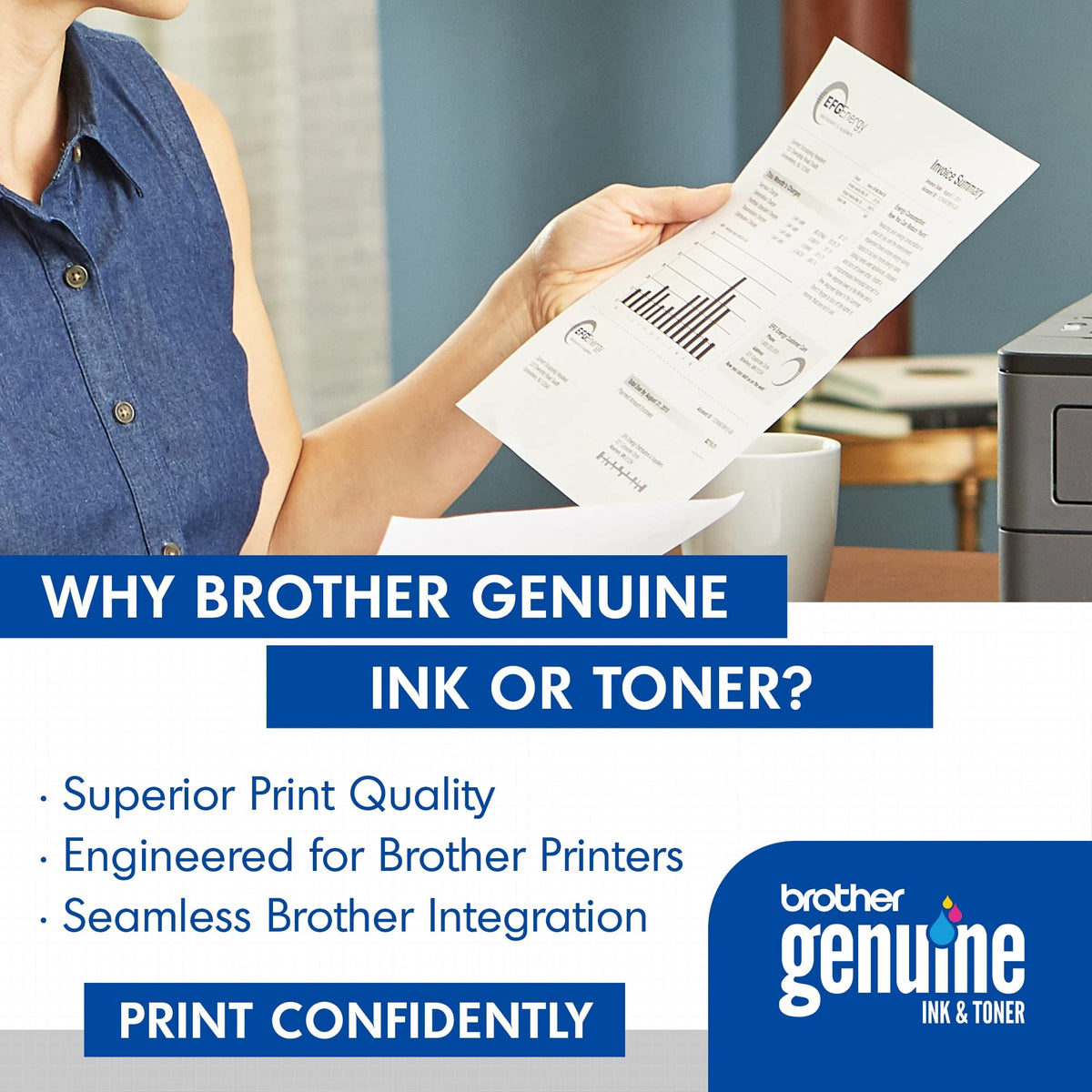 Brother Original Hochertragstonerkartusche, TN850, Ersatz-Schwarzer Toner, Seitenleistung bis zu 8.000 Seiten, Amazon Dash Replenishment Kartusche