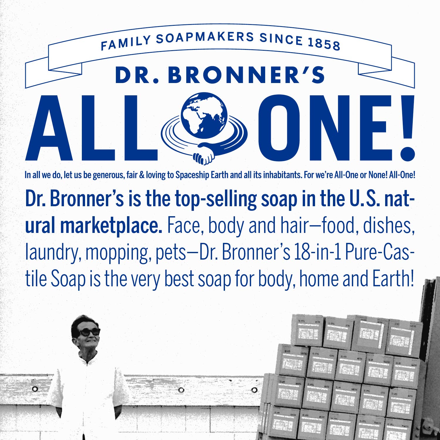Dr. Bronner's Magic Soap-Pure-Castile Liquid Soap (Citrus, 32 ounce, 2-Pack)-Regenerative Organic Certified Oils, 18-in-1 Uses: Body, Hair, Laundry, Pets & Dishes, Concentrated, Vegan, Non-GMO