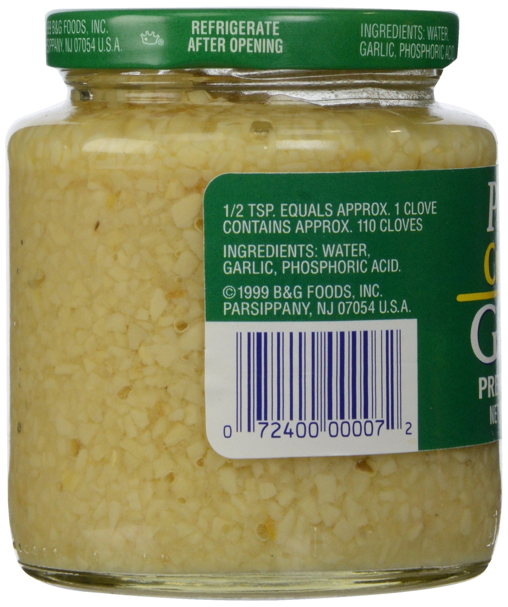 Polaner Premium White Chopped Garlic, 10 Ounce