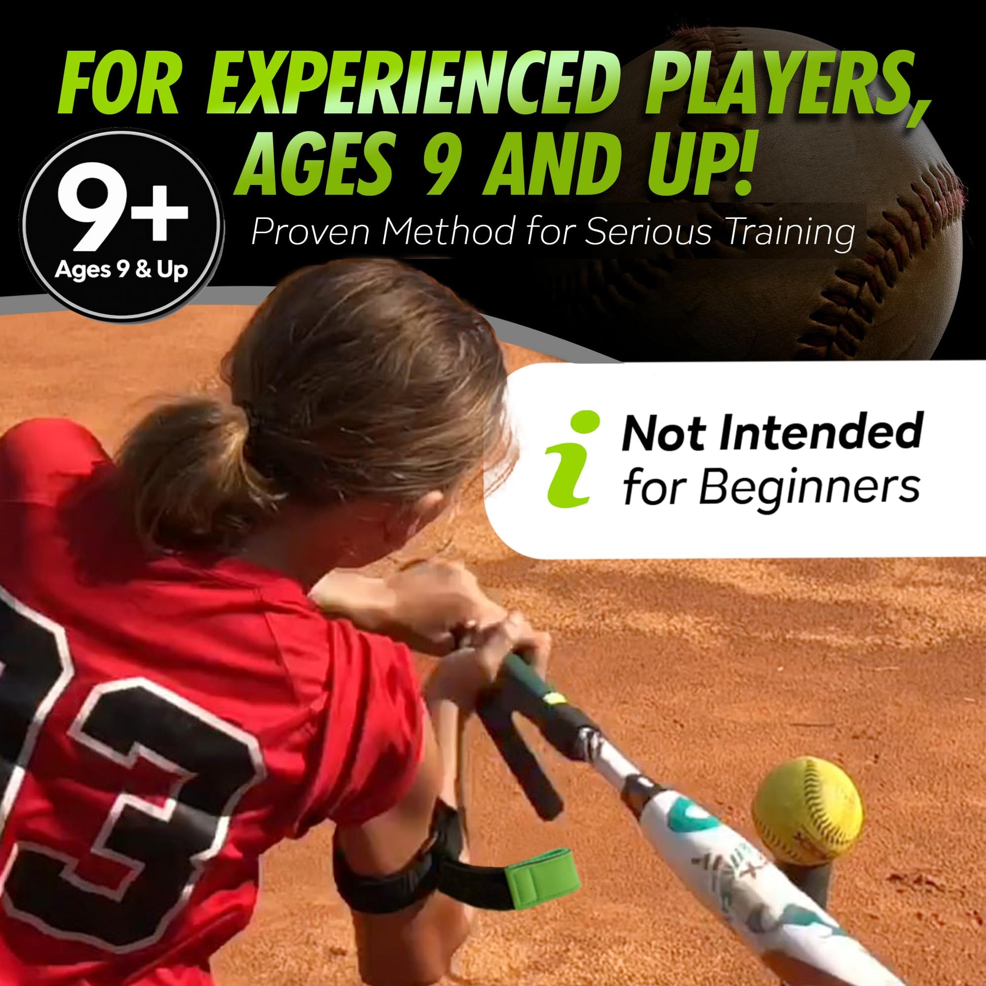SWINGRAIL Baseball/Softball Swing Trainer Aid - Equipment for Batting and Hitting