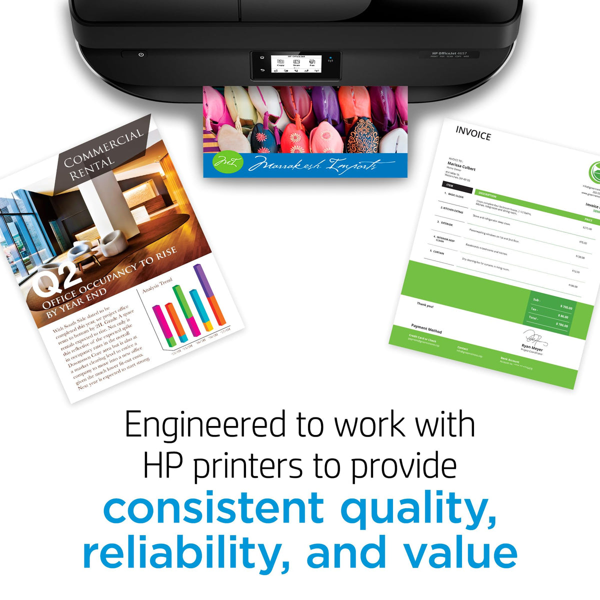 HP 64 Black & Tri-Color Ink Cartridges for HP Printers (Combo Pack) | Works with Printer Series: Inspire 7950e; ENVY Photo 6200, 7100, 7800; Tango | Eligible for Instant Ink | X4D92AN