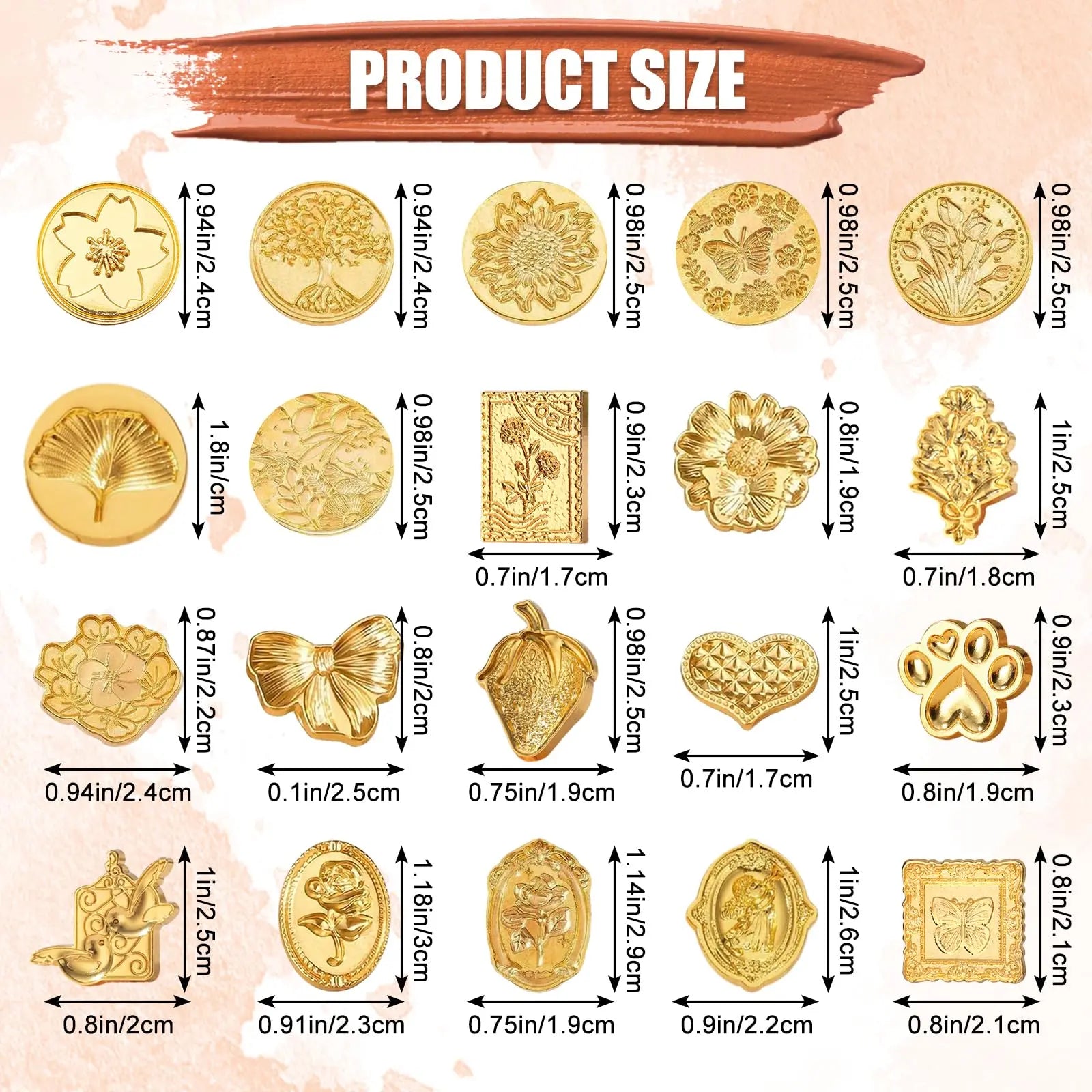 Wax Seal Stamp Kit, 21Pcs Draupnir Wax Stamp Seal,Vintage Classic Sealing Wax Stamp Head with Wooden Handle for Party Wedding Invitation Cards Envelopes Gift Wrapping Letter (20 Patterns)