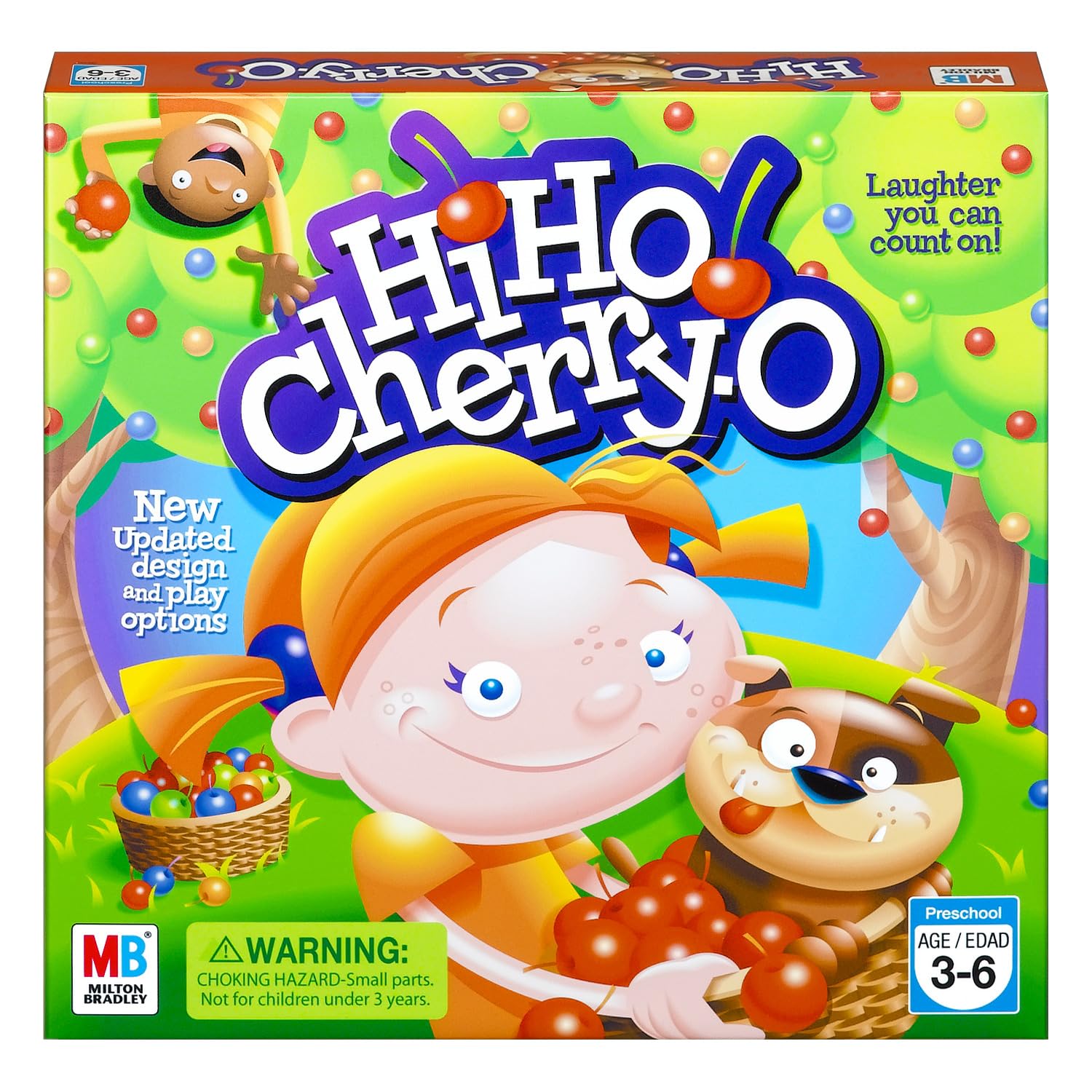 Hasbro Gaming Hi Ho Cherry-O Brettspiel für 2 bis 4 Spieler, Kinder ab 3 Jahren (Amazon Exklusiv)