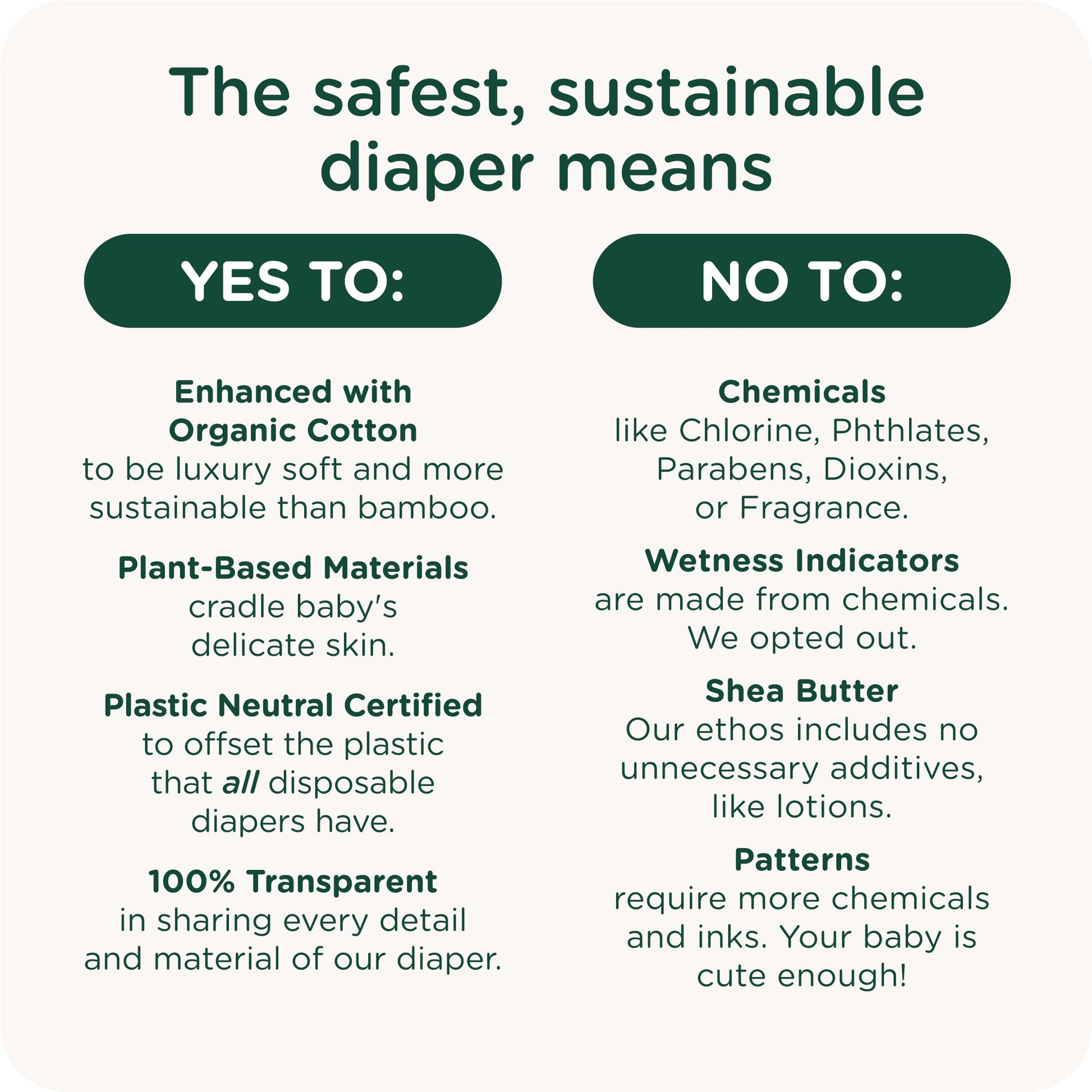 HealthyBaby Our Diapers | EWG Verified Safe & Plant-Based Diapers | Leak Protection | Soft Organic Cotton Shell | Chlorine-Free Diaper for Sensitive Skin | Size 1 (7-14lbs) 70 Count