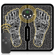 Phixnozar Transcutaneous Electronic Nerve Stimulator, EMS Foot Massager for Muscle Relaxation, LCD Display Screen,Back & Legs Massager