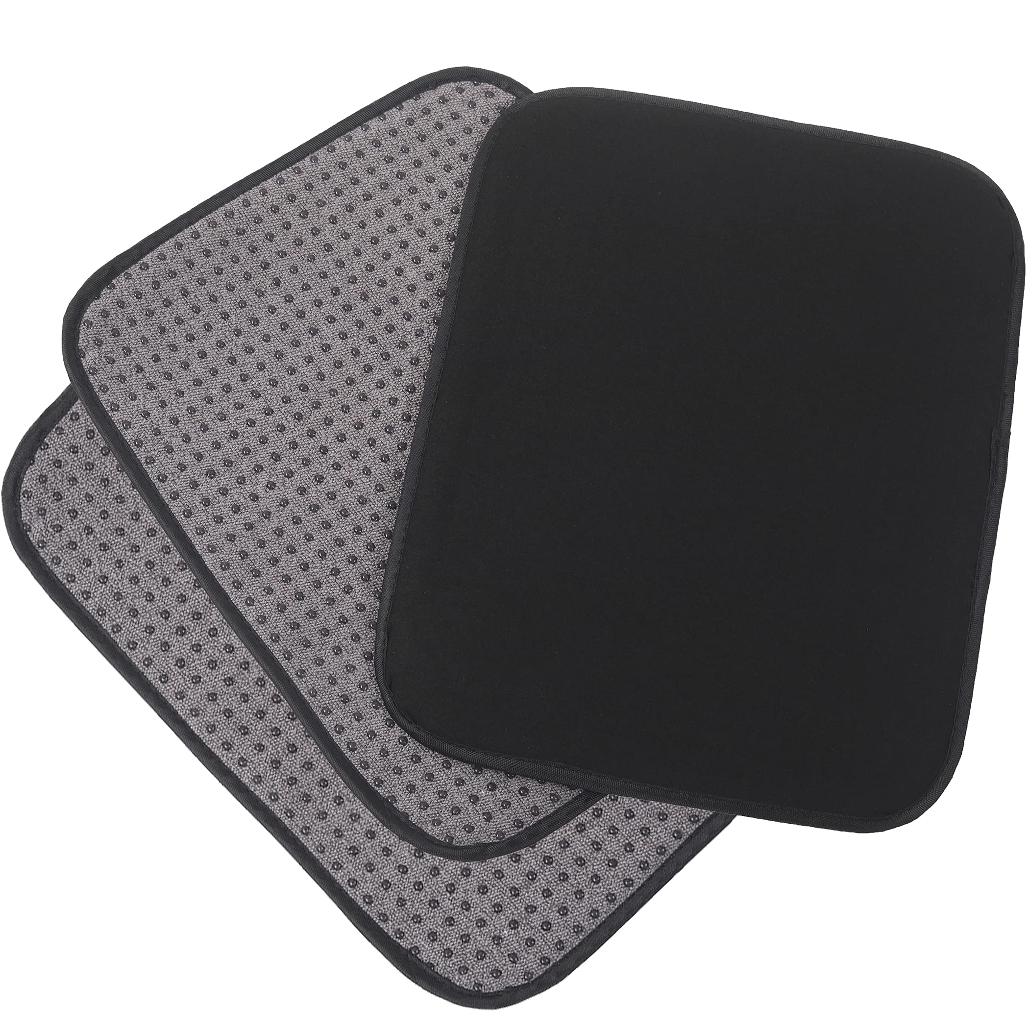 TonGass (3-Pack Microfiber Bowling Ball Towel 10 Inches x 8 Inches Premium Quality Bowling Ball Shammy Pad with Easy-Grip Dots