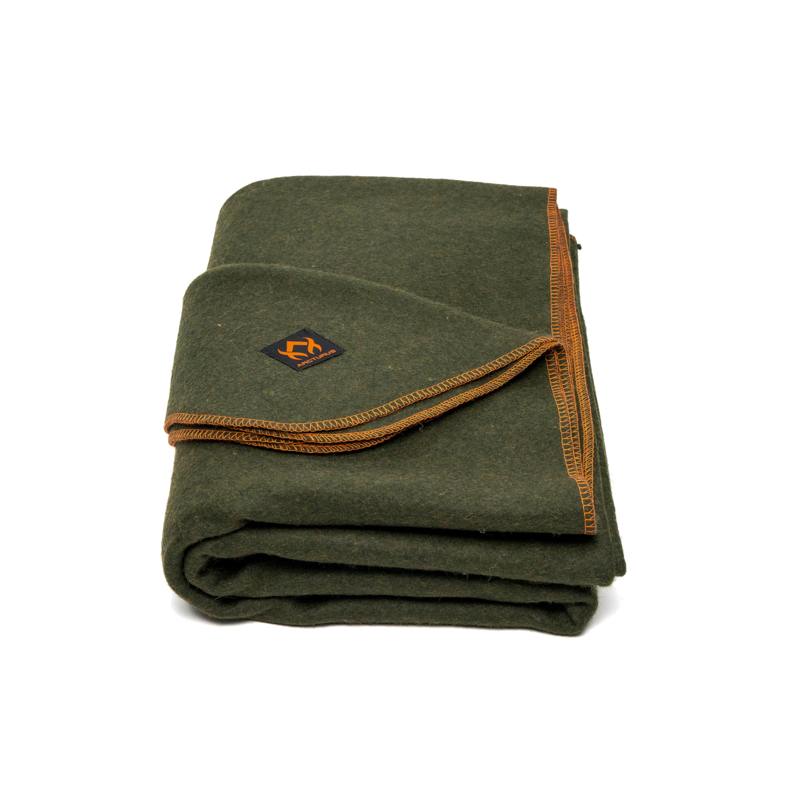 Arcturus Militär-Wolldecke – Warm, dick, waschbar – Ideal für Outdoor, Camping, Stadiondecke, Picknicks, Reisen – Auto & Bushcraft Notfallausrüstung, Groß 162 cm x 223 cm 2 kg
