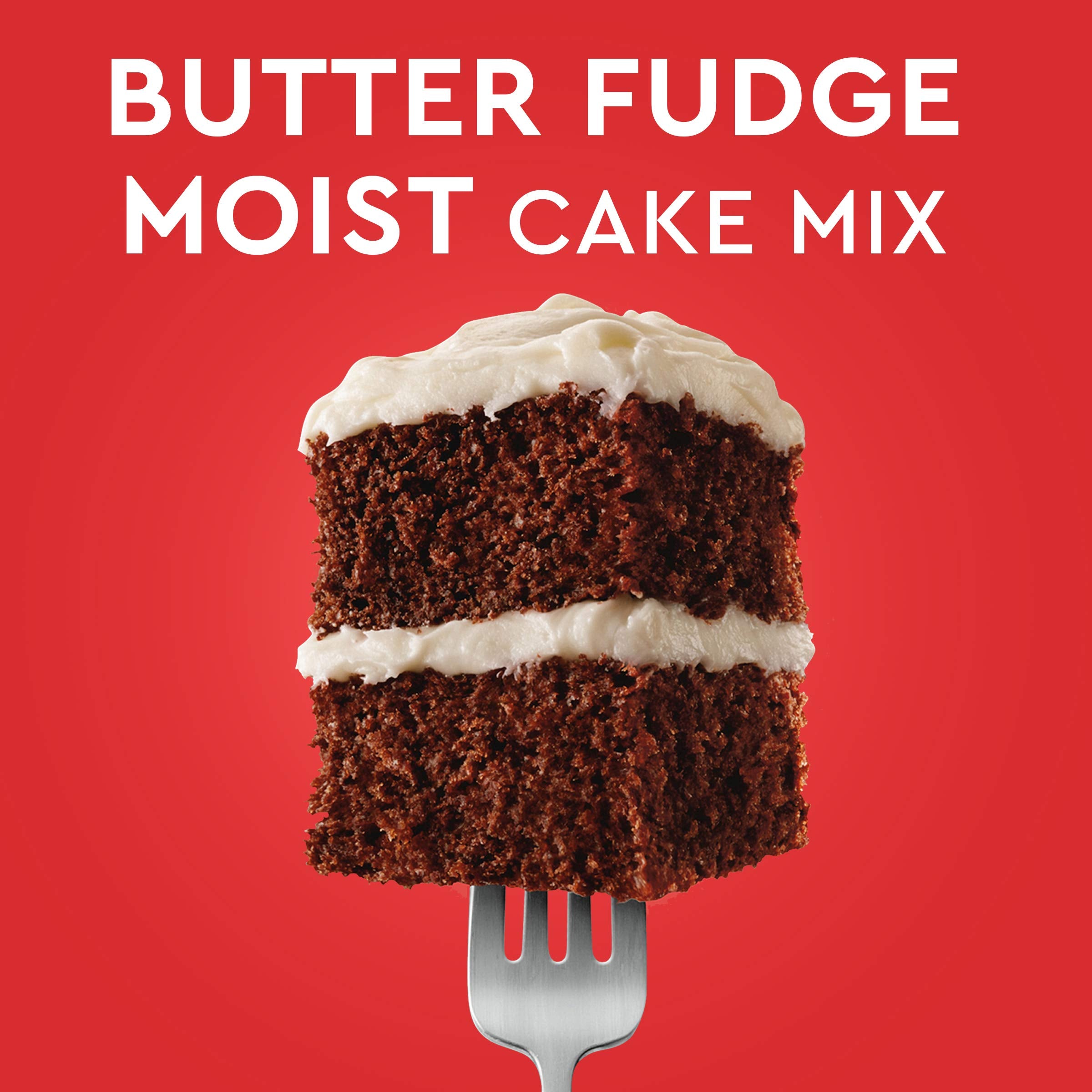 Duncan Hines Perfectly Moist Butter Recipe Fudge Cake Mix, 15.25 OZ