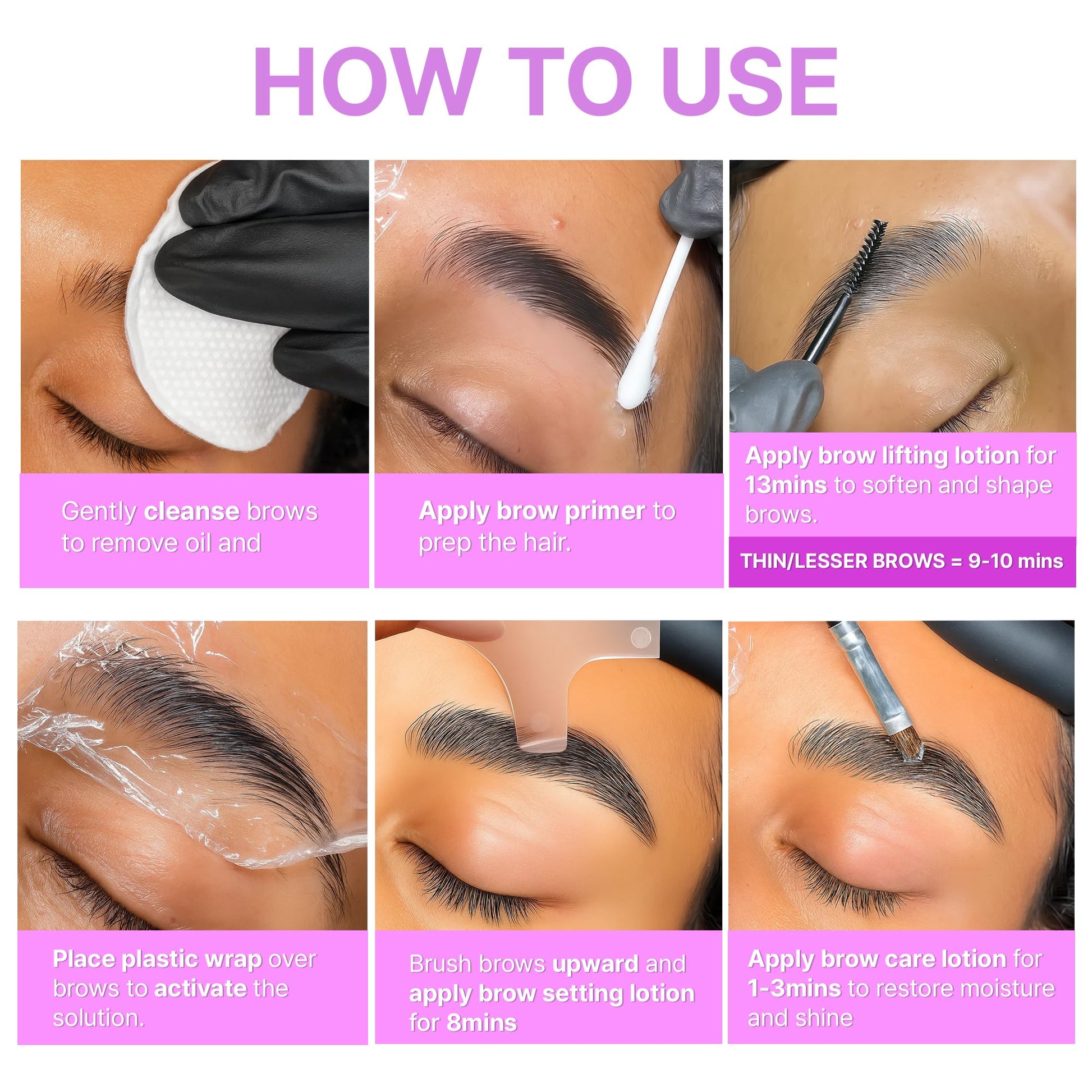 CLIONE PRIME At Home Brow Lamination Kit - DIY Eyebrow Lamination Kit Professional Eye Brow Perm Kit Instant DIY Eyebrow Lift Kit for Fuller Thicker Brows Lasts For Upto 8 Weeks