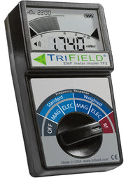 TriField EMF Meter Model TF2 – Made in USA - #1 Handheld EMF Detector for 3 Types of Electromagnetic Fields: Radio/Magnetic/Electric - Measure 5G, Cell Towers, WiFi, Bluetooth, & Smart Meters