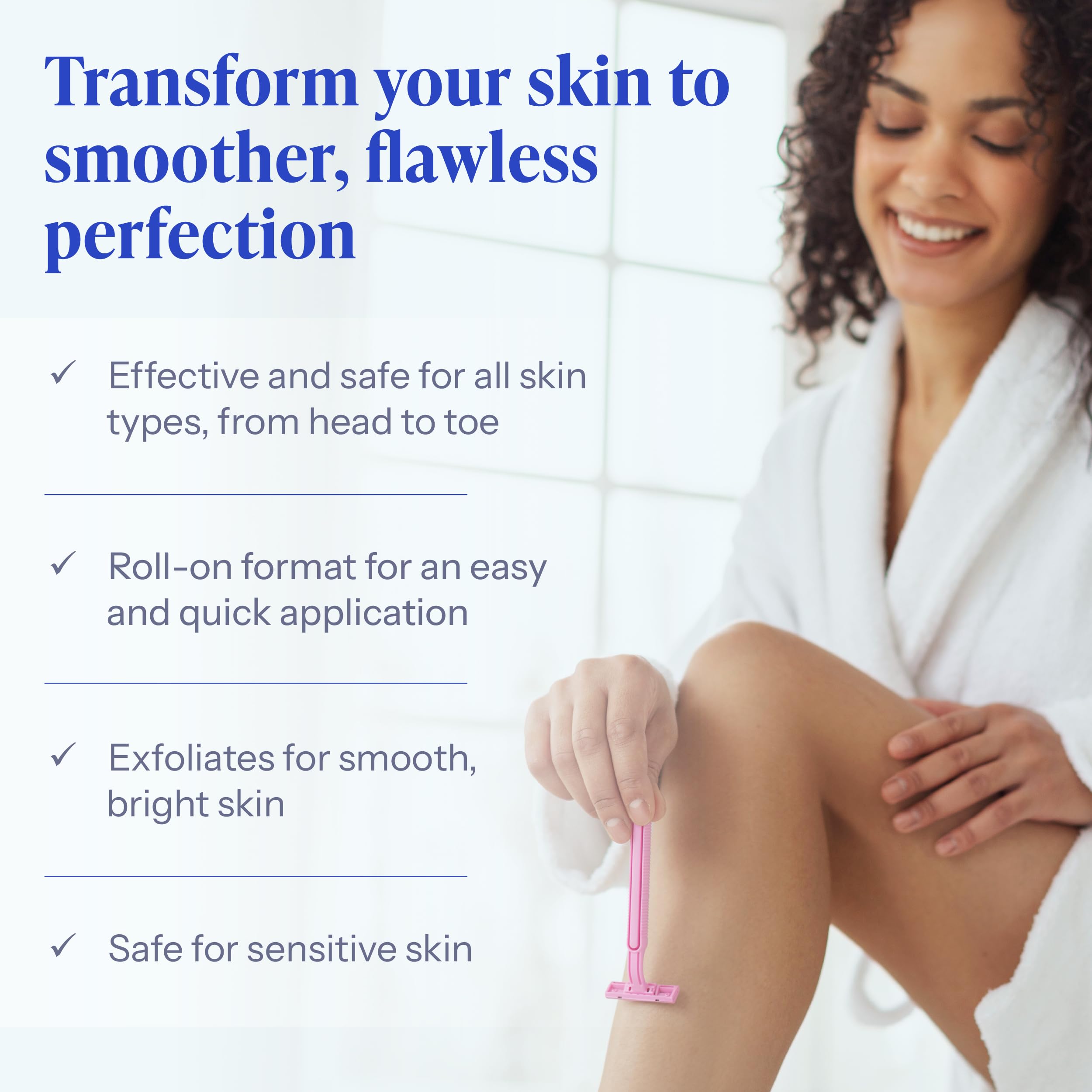 Tend Skin Razor Bump Solution Refillable Roll-On Solution For Unsightly Razor Bumps, Ingrown Hair And Razor Burns, Post Shaving and Waxing Toner for Men and Women, 2.5 Oz