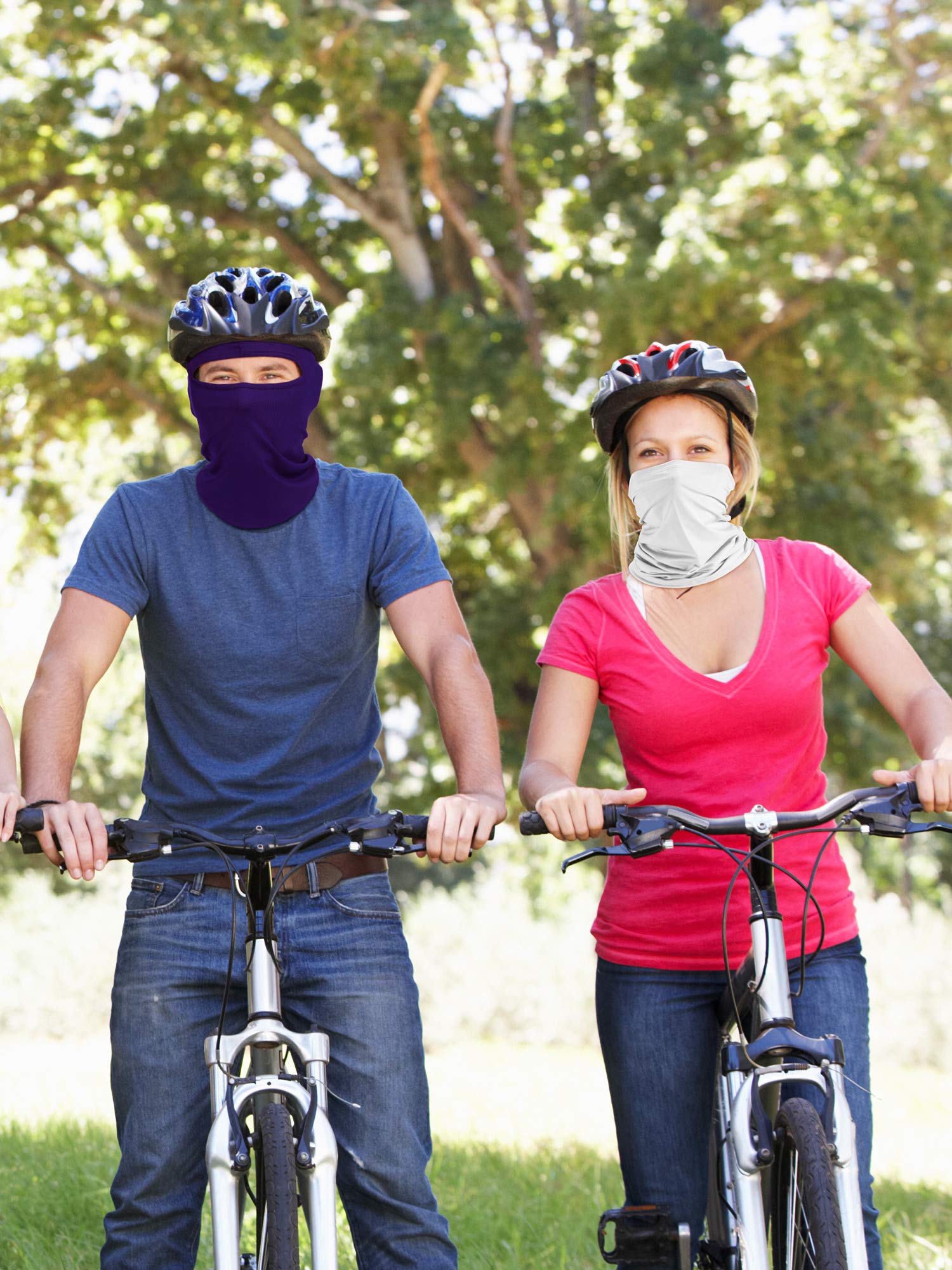 9 Pcs Ski Mask for Men Full Face Cover UV Sun Protection Face Mask Windproof Balaclava for Outdoor Motorcycle Cycling