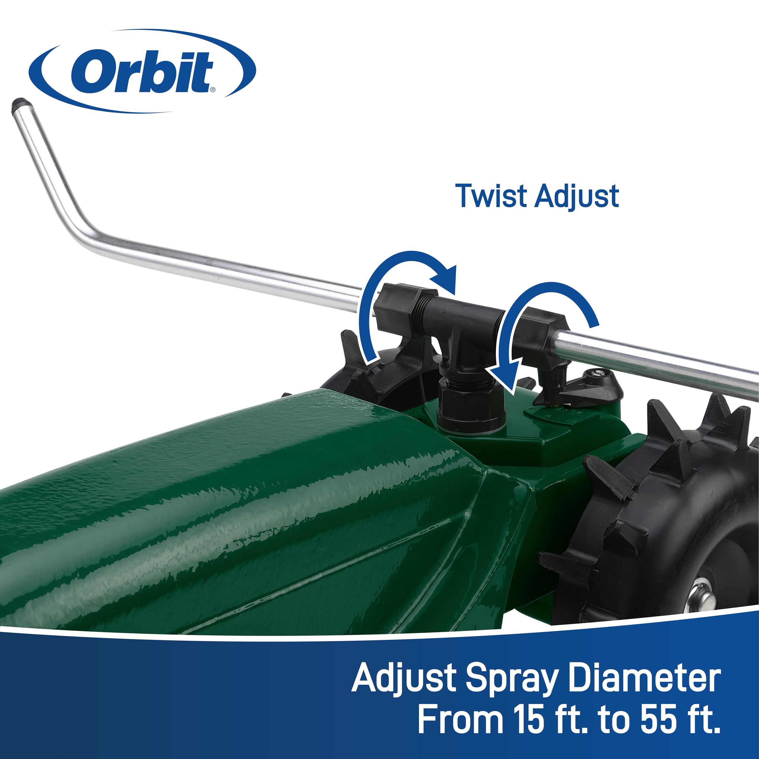 Orbit 58322 Traveling Tractor Water Sprinkler