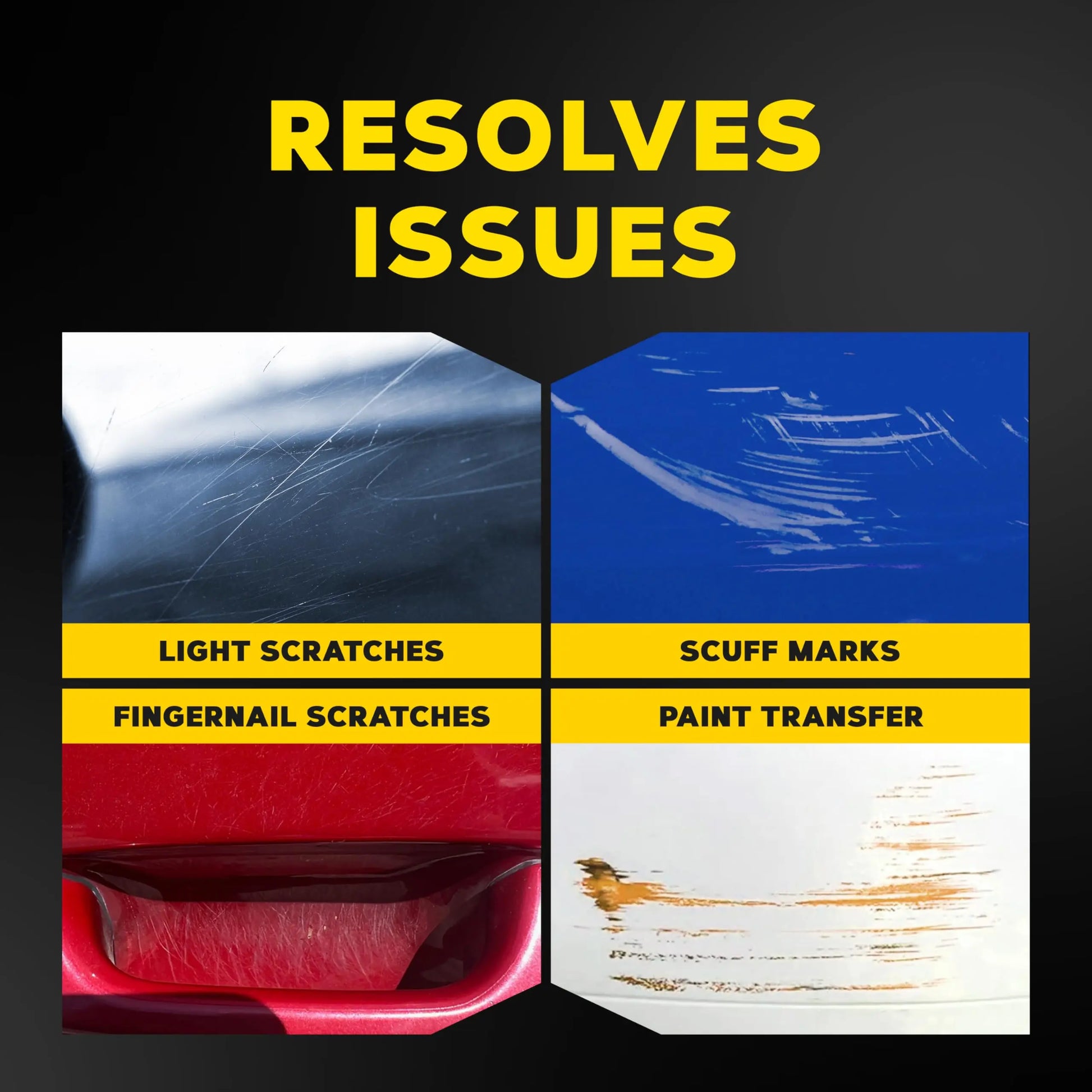 Meguiar's Quik Scratch Eraser Kit, Car Scratch Remover for Repairing Surface Blemishes, Car Care Kit with ScratchX, Drill-Mounted Pad, and Microfiber Towel, 4 Count