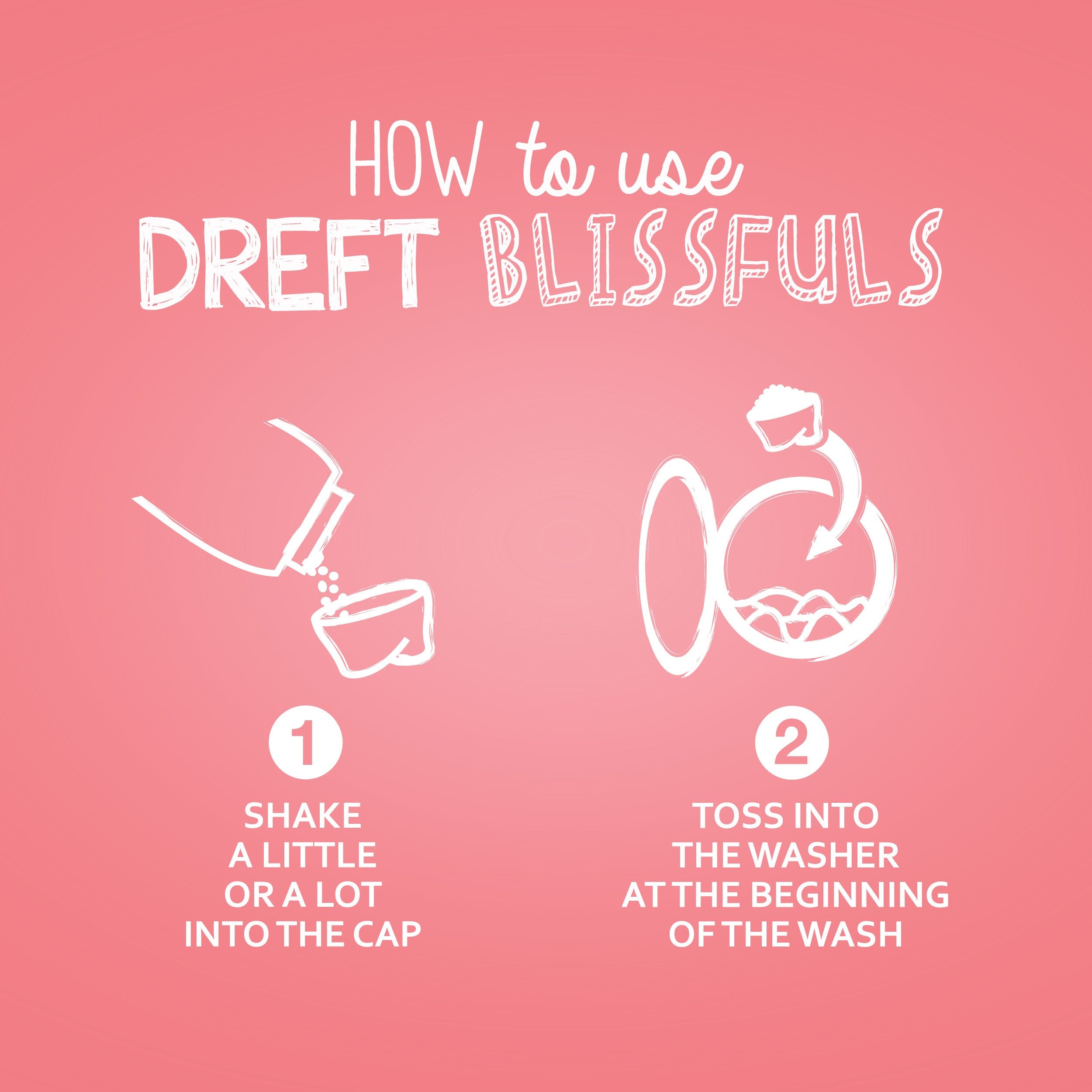 Dreft Blissfuls In-Wash Laundry Scent Booster Beads, Baby Fresh Scent, 24 oz, Baby Laundry, Laundry Scent Boosters, Scent Booster Beads