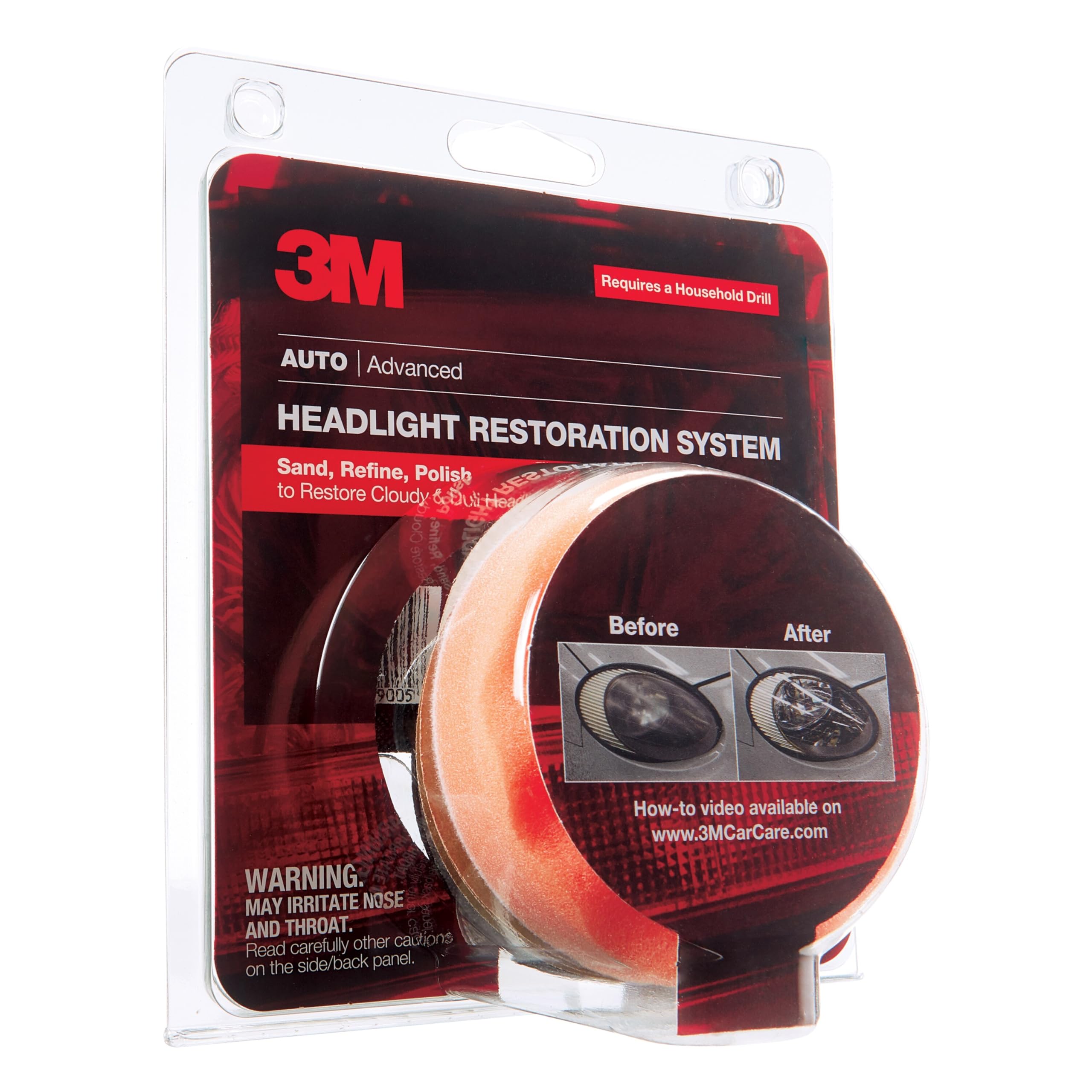 3M Scheinwerfer-Restaurierungsset 39008, 4/Karton