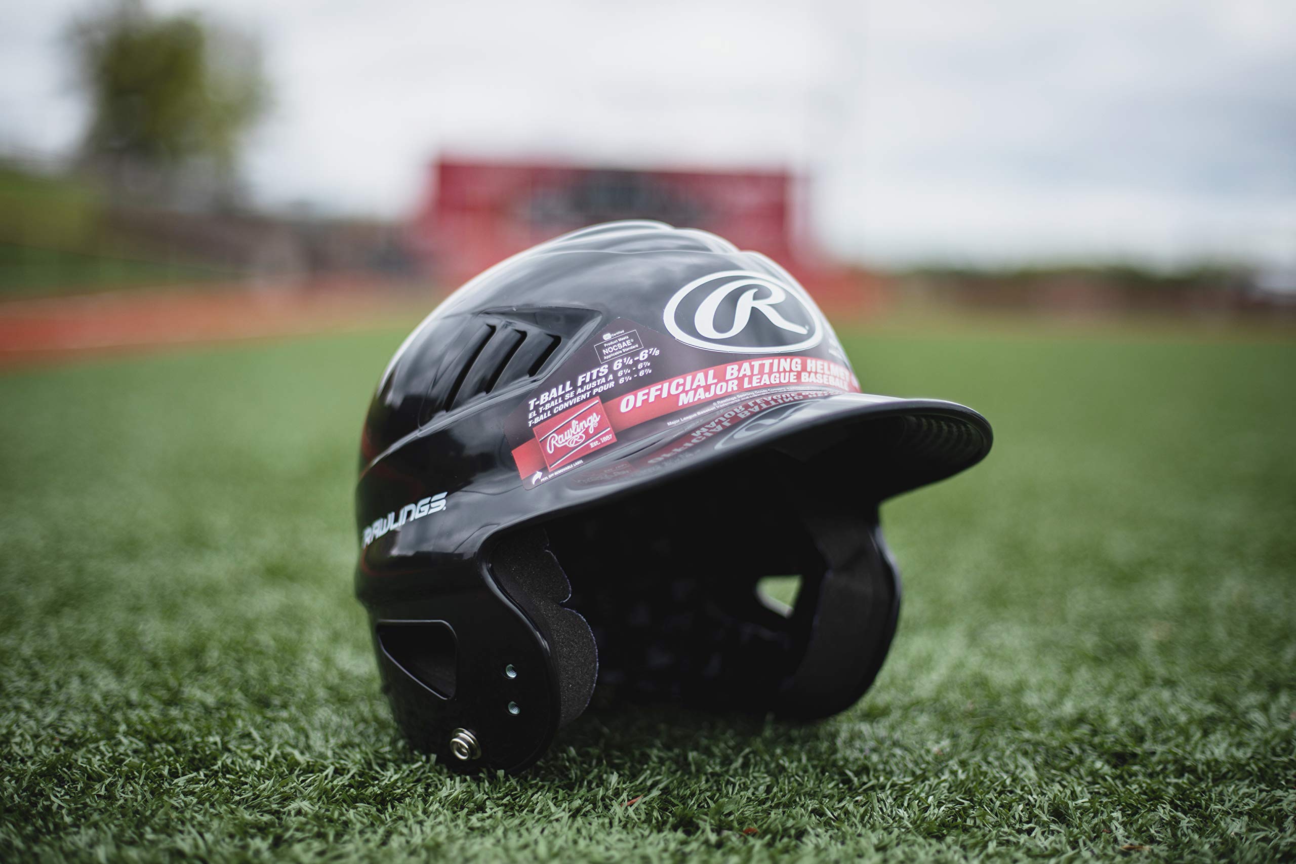 Rawlings | COOLFLO Batting Helmet | 6 1/2" - 7 1/2" One Size Fits Most | Black