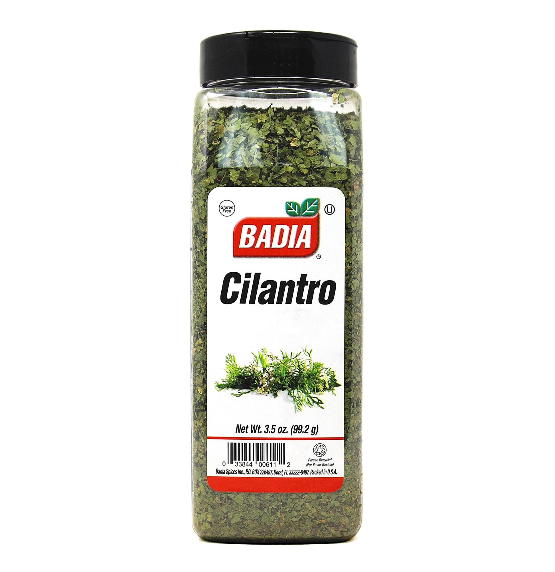 Badia Cilantro Flakes, 3.5 oz – Bright Citrus Herb, Dried Cilantro Leaf for Convenient Use, Gluten Free