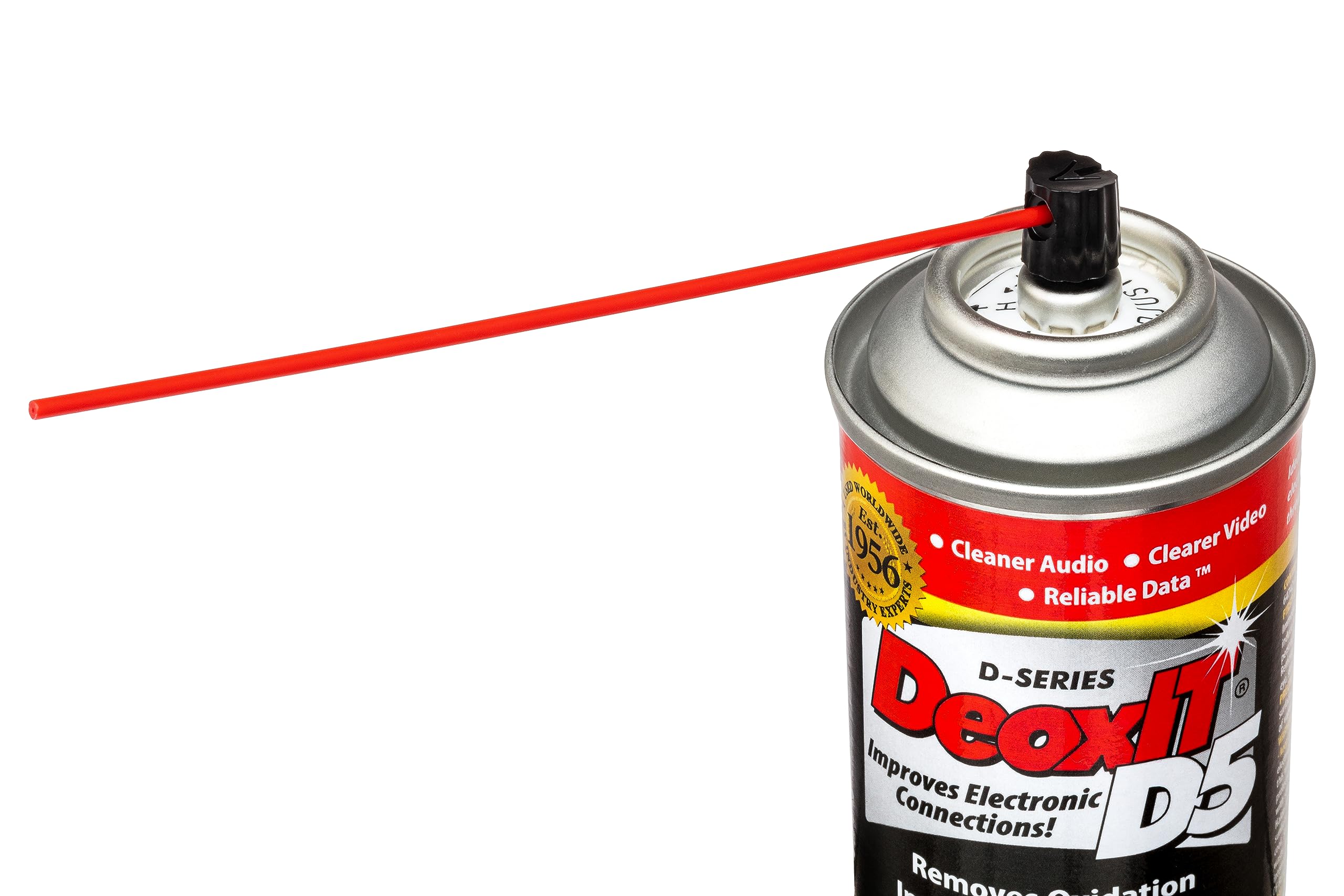 Hosa D5S-6 CAIG DeoxIT 5% Spray Contact Cleaner, 5 oz.