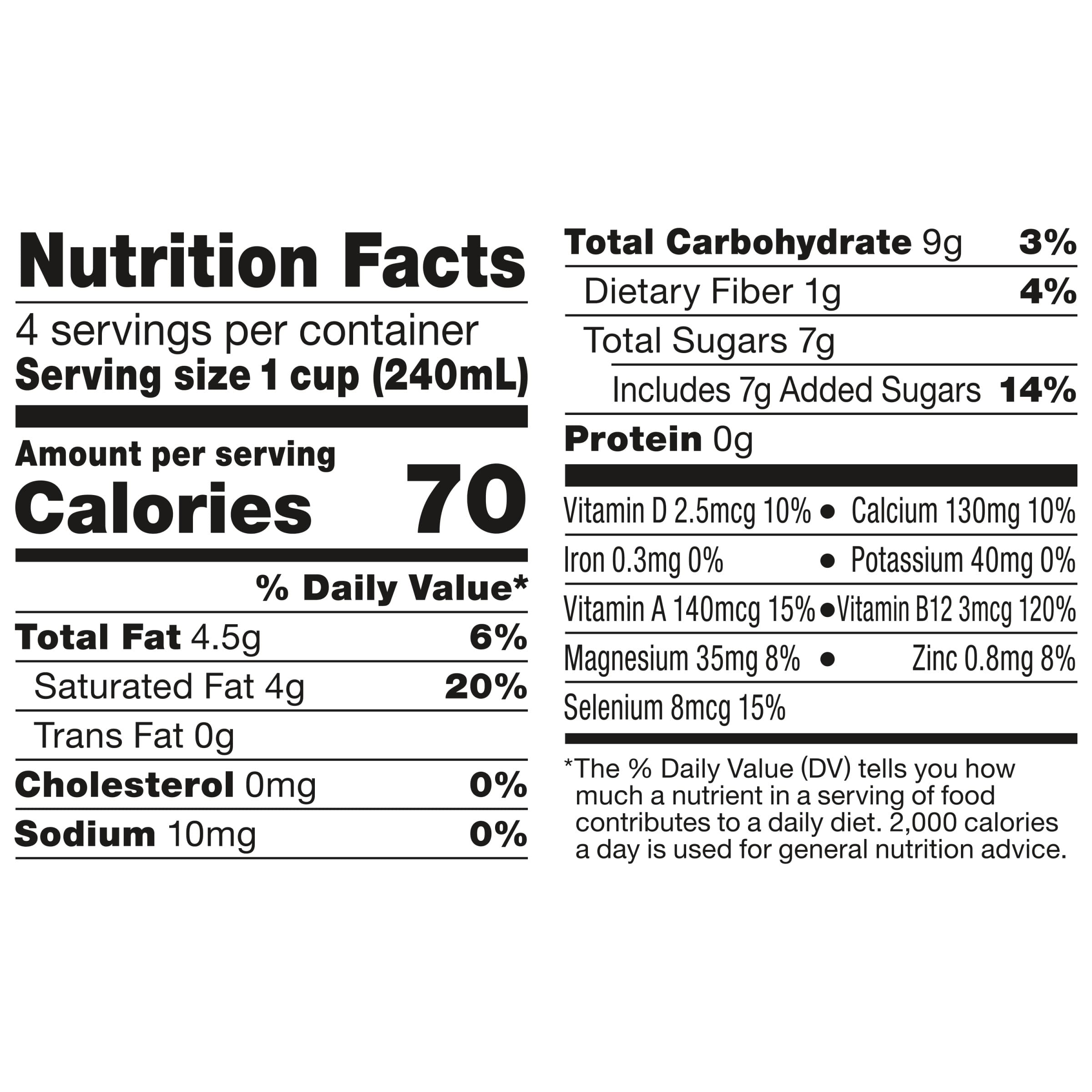 So Delicious Dairy Free Shelf-Stable Coconut Milk, Original, Vegan, Non-GMO Project Verified, 1 Quart