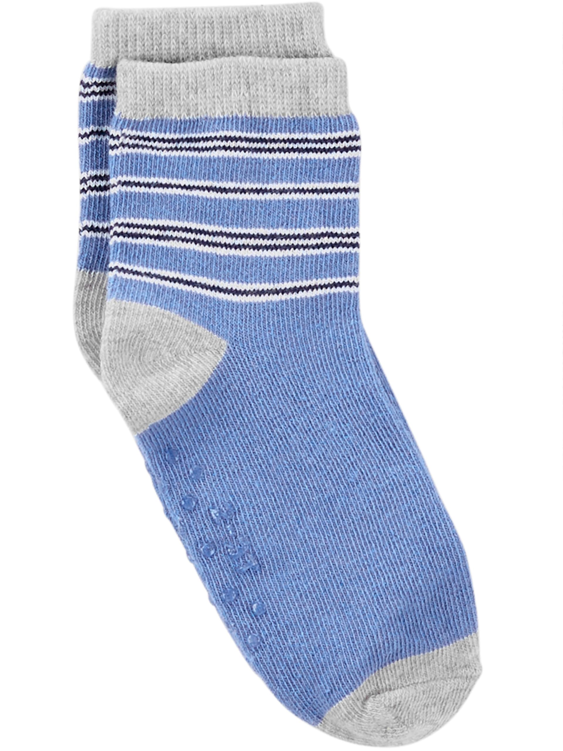 Simple Joys by Carter's Baby 12-Pack Socks, Multicolor/Monster/Sharks/Stripe, 2-3T