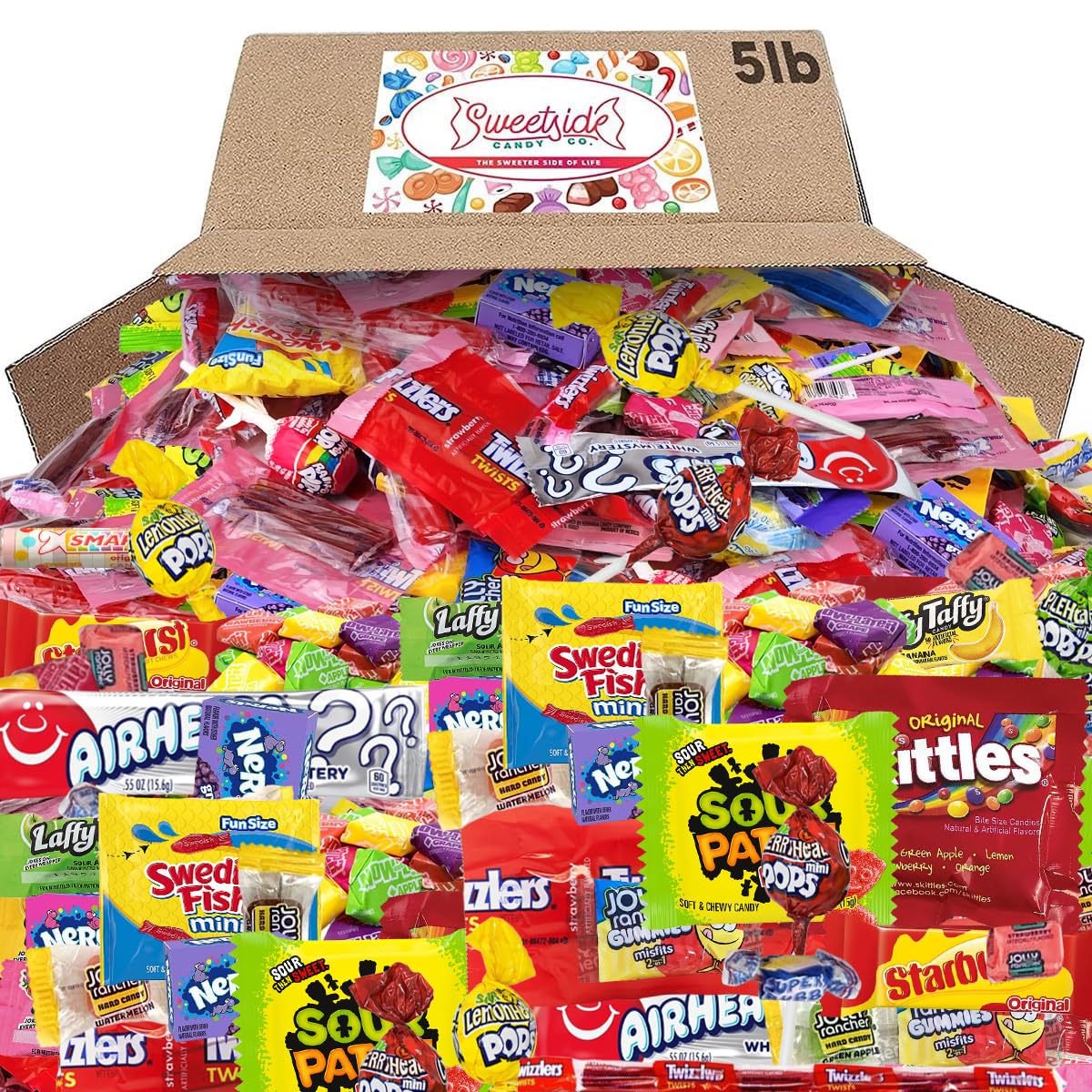 Großpackung Süßigkeiten einzeln verpackt - Paradies für Kinder, 2,27 kg einzeln verpackte Party-Süßigkeiten, bunter Mix-Beutel, riesiger Beutel mit den Lieblingssüßigkeiten der Kinder, verschiedene klassische Süßigkeiten für Piñata-Füllung, Partytüte