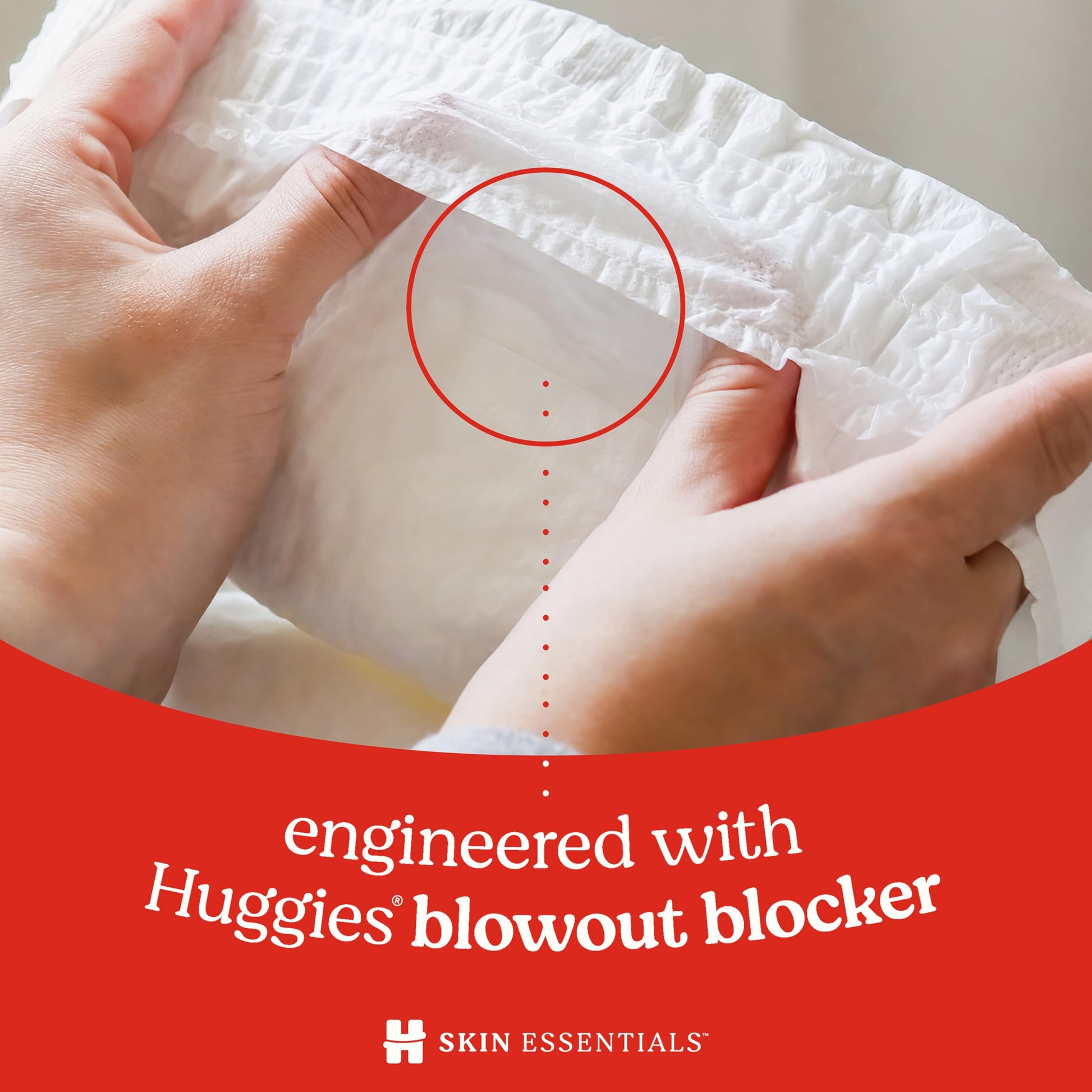 Huggies Size 2 Diapers, Skin Essentials Baby Diapers, Size 2 (12-18 lbs), 74 Count, Packaging May Vary