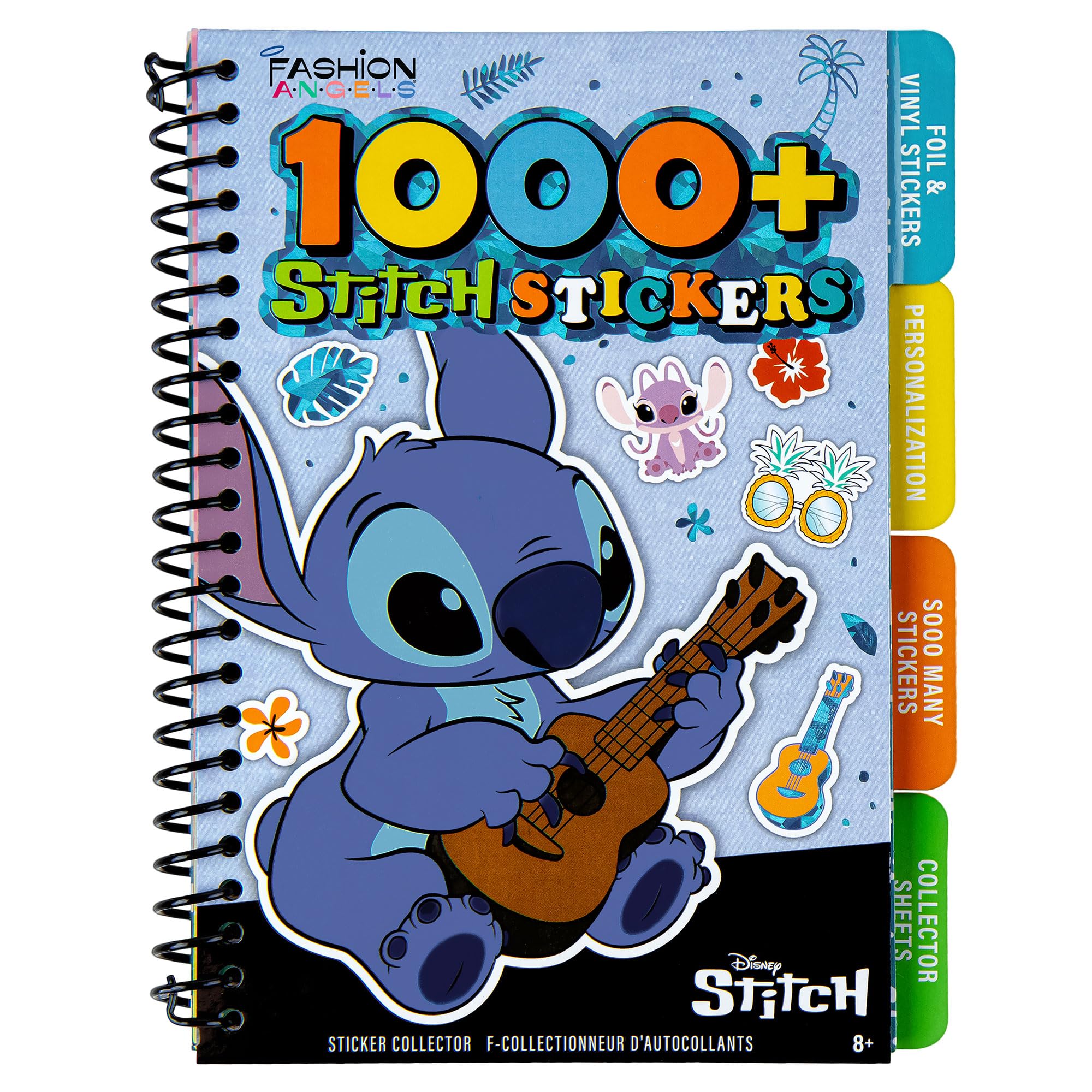 Fashion Angels Disney Stitch Sticker Book, Includes 1,000+ Stickers & Collector Pages, Disney Lilo and Stitch Stickers, Ideal for Accessorizing Kids Notebooks & More