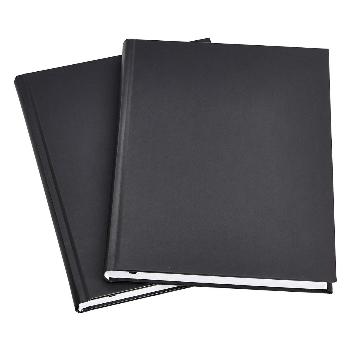 Basics Professional Journal, 10.5X7.5 inches, Black, 2-Pack