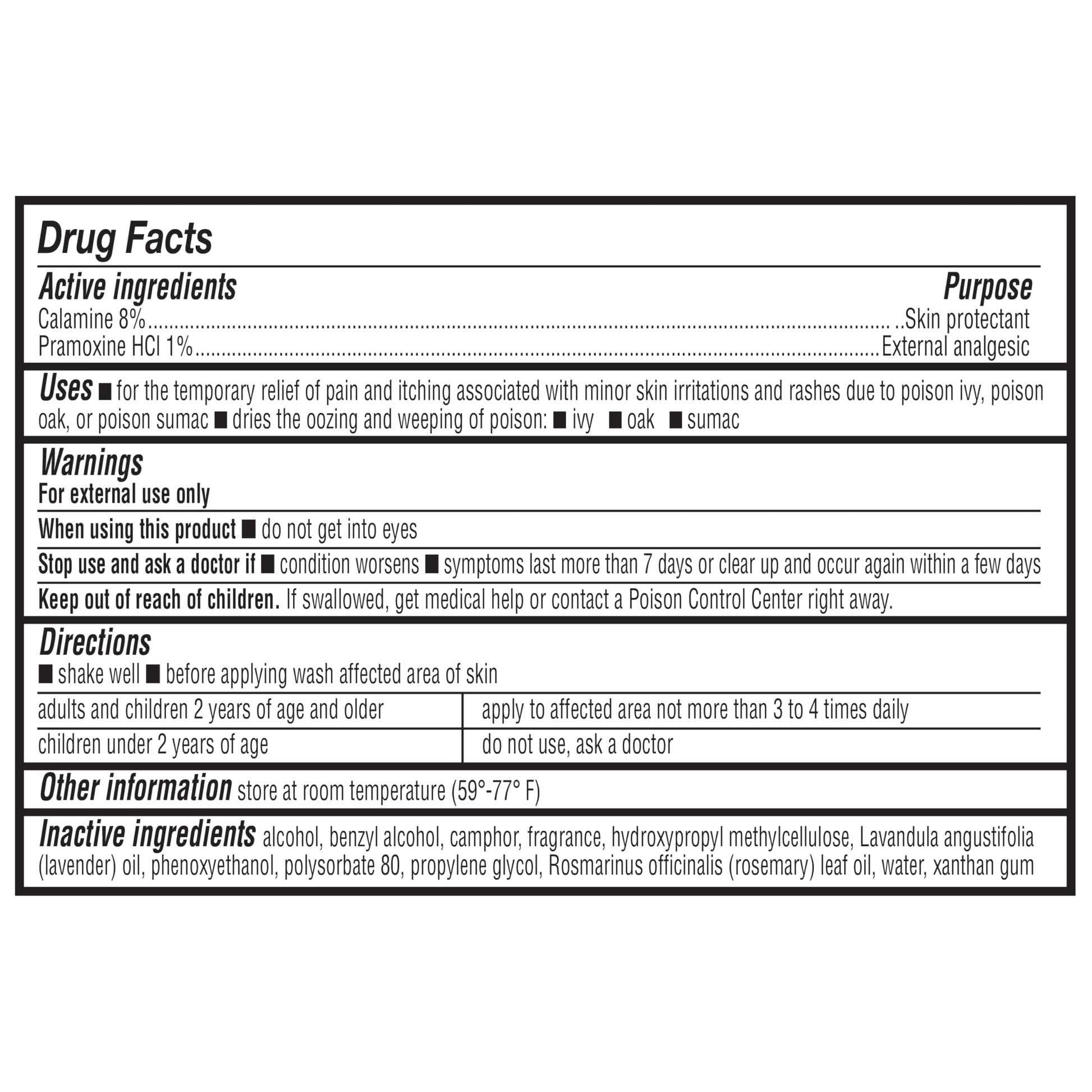 Amazon Basics Medicated Calamine Anti-Itch Lotion, Analgesic Skin Protectant, 6 Fluid Ounce, 1-Pack (Previously Solimo) (New Formula)