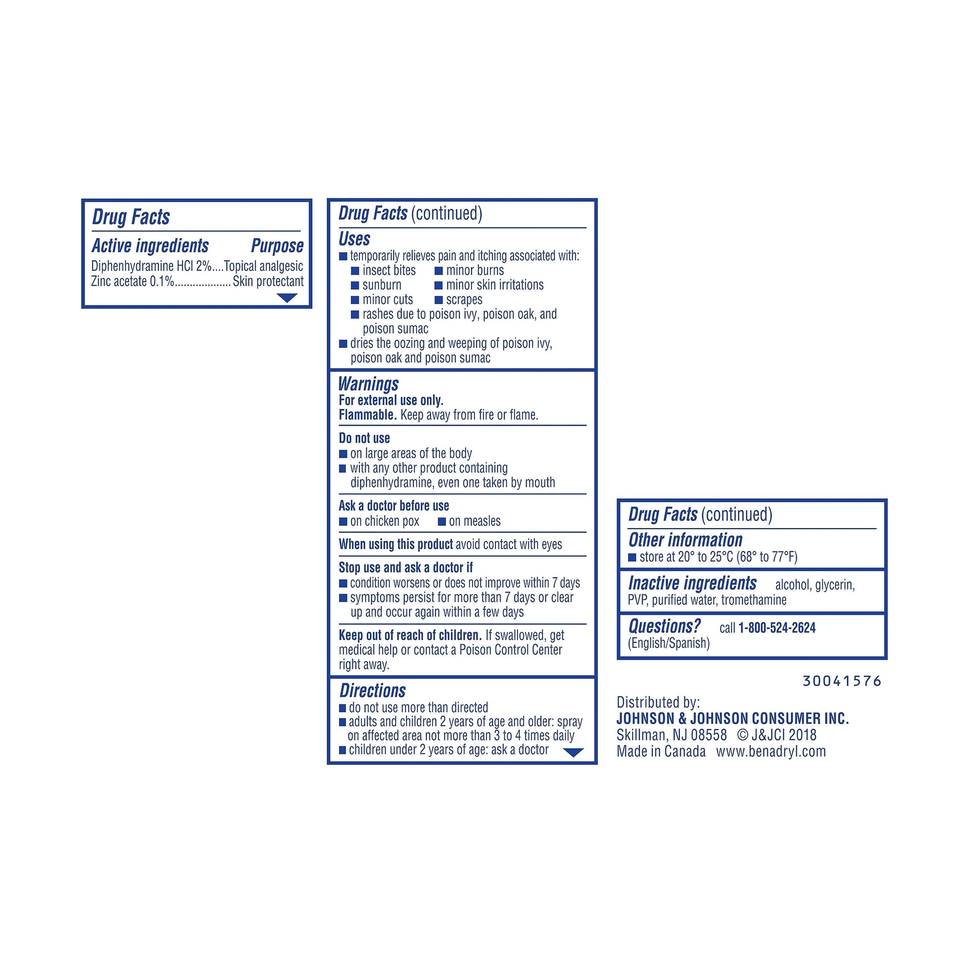 Benadryl Extra Strength Itch Cooling Spray, Topical Analgesic Spray with Diphenhydramine HCI & Zinc Acetate Skin Protectant for Fast Relief from Insect Bites, Travel Size, 2 fl. oz