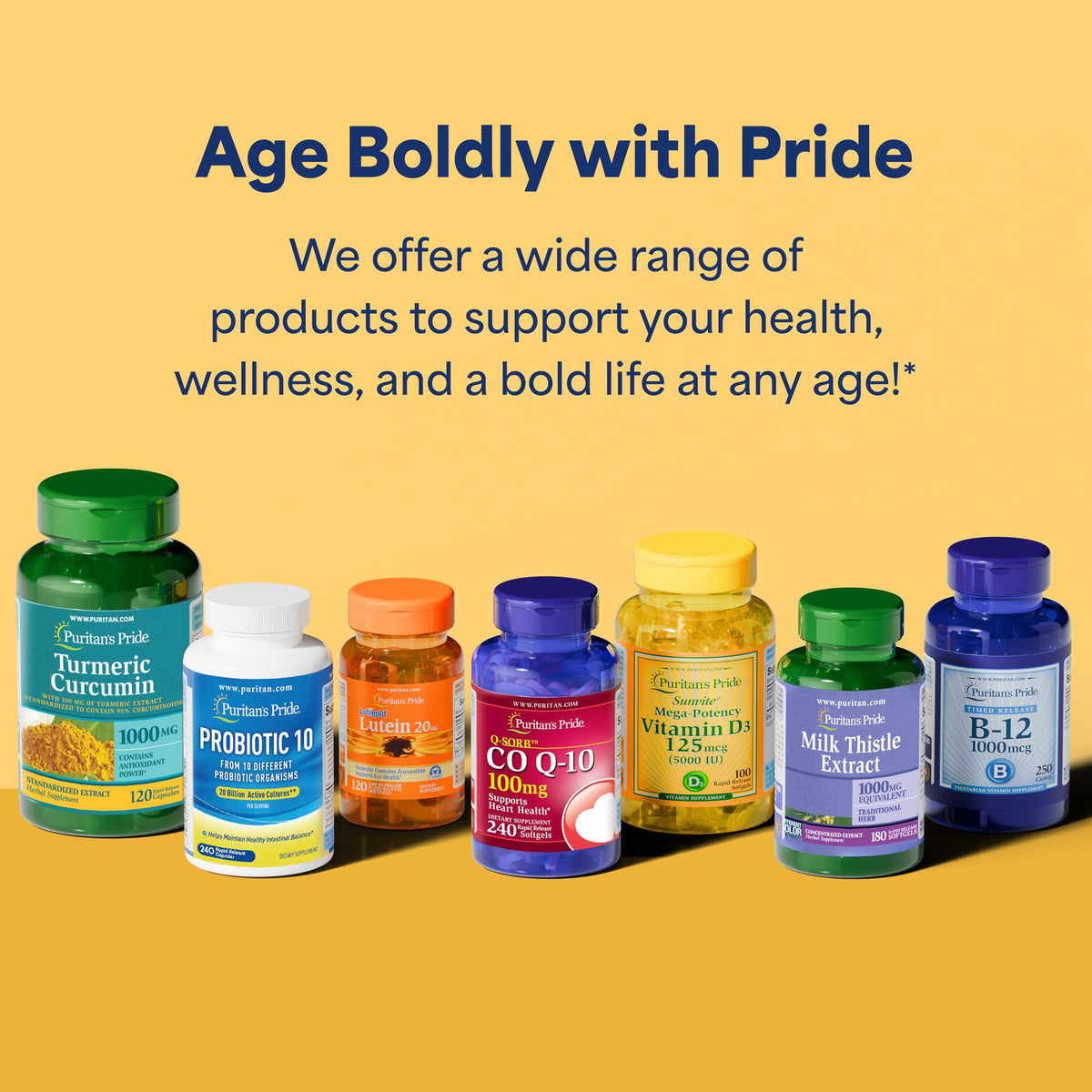 Puritan's Pride Beta Carotin Provitamin A 7.500mcg (25.000 IE), Vitaminpräparat zur Unterstützung des Immunsystems, als Antioxidans und für die Augengesundheit, Vorrat für 100 Tage, 100 schnell freisetzende Softgels