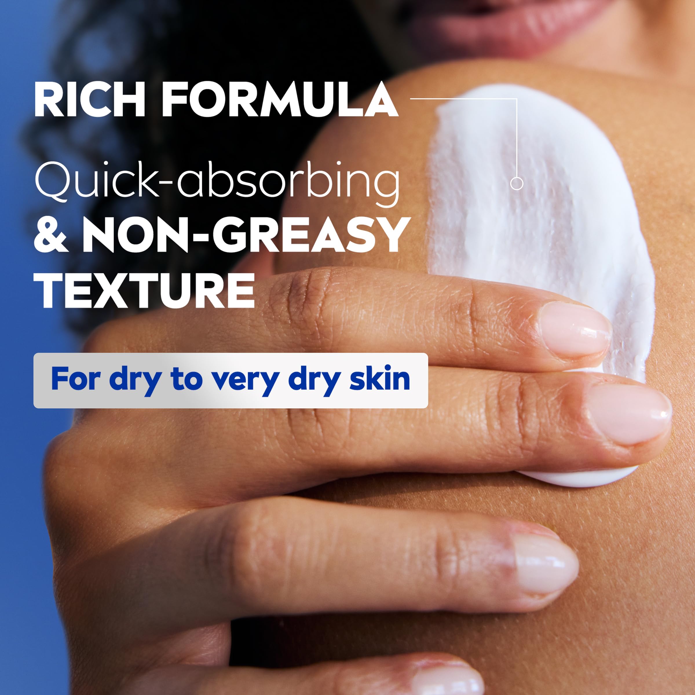 NIVEA Essentially Enriched Body Lotion for Dry Skin, Pack of 2, 16.9 Fl Oz Pump Bottles