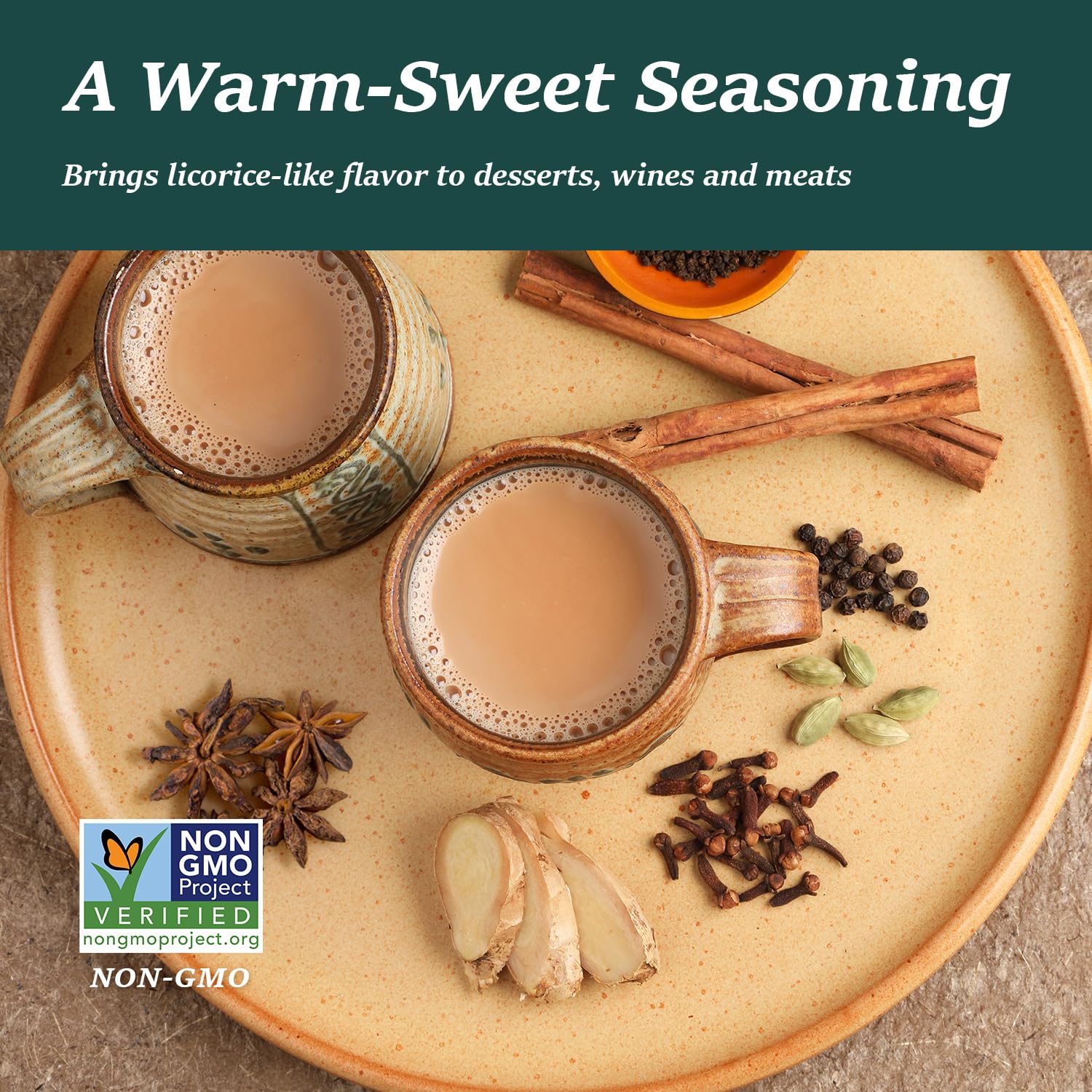 Soeos Star Anise, Star Anise Whole, Ainsie Seeds for bakeing and tea 6oz (170g)