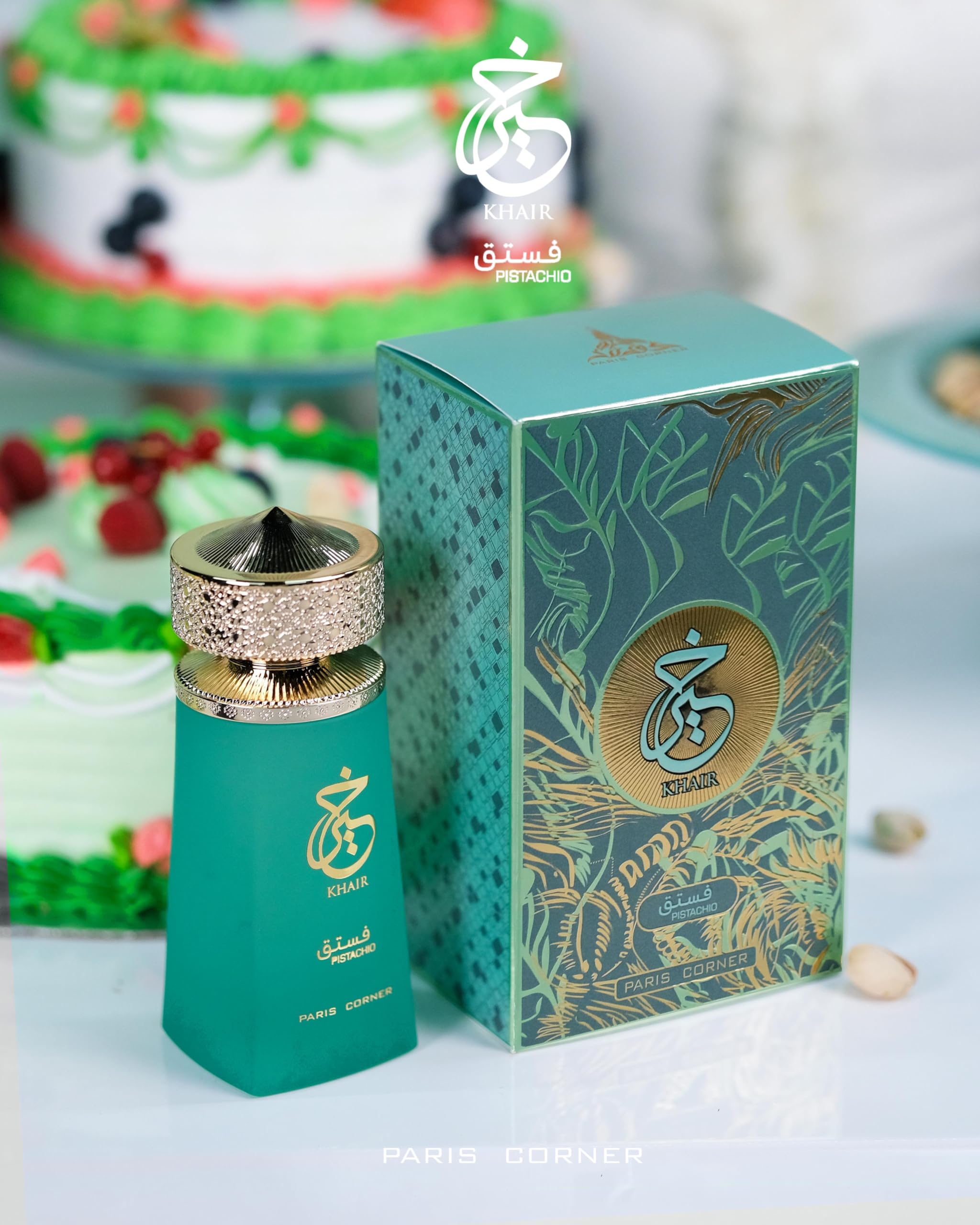 Paris Corner Pistachio Khair Unisex Perfume 3.4 Fl Oz Edp for Men and Women