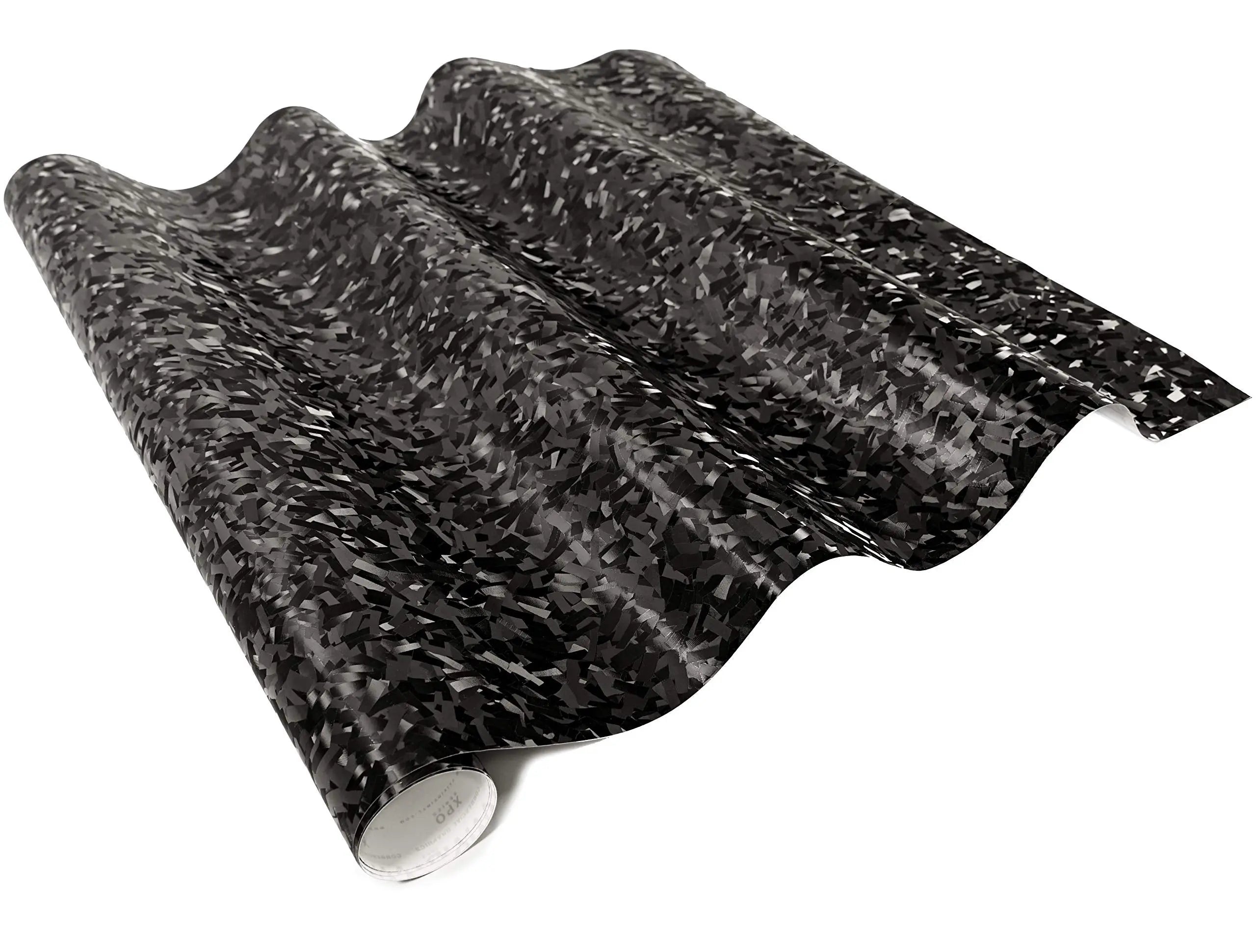 VViViD+ Forged Composite Carbon Vinyl Wrap Roll (1ft x 5ft, Black)