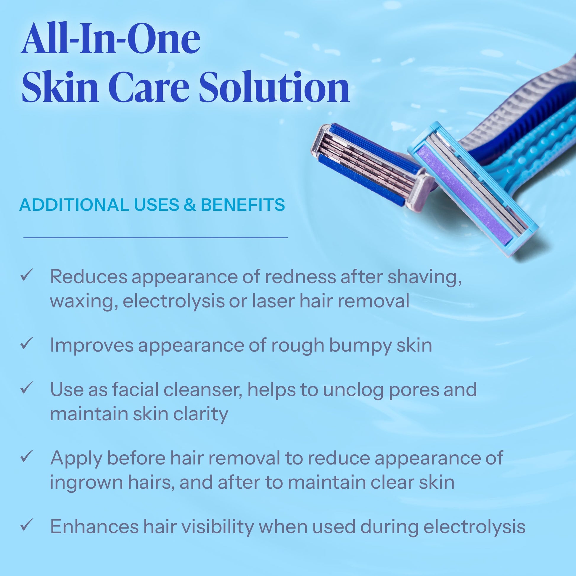 Tend Skin Razor Bump, Ingrown Hair Solution for Unsightly Razor Bumps, Ingrown Hair and Razor Burns, Post Shaving and Waxing Toner for Men and Women, Made in USA, 4 Oz