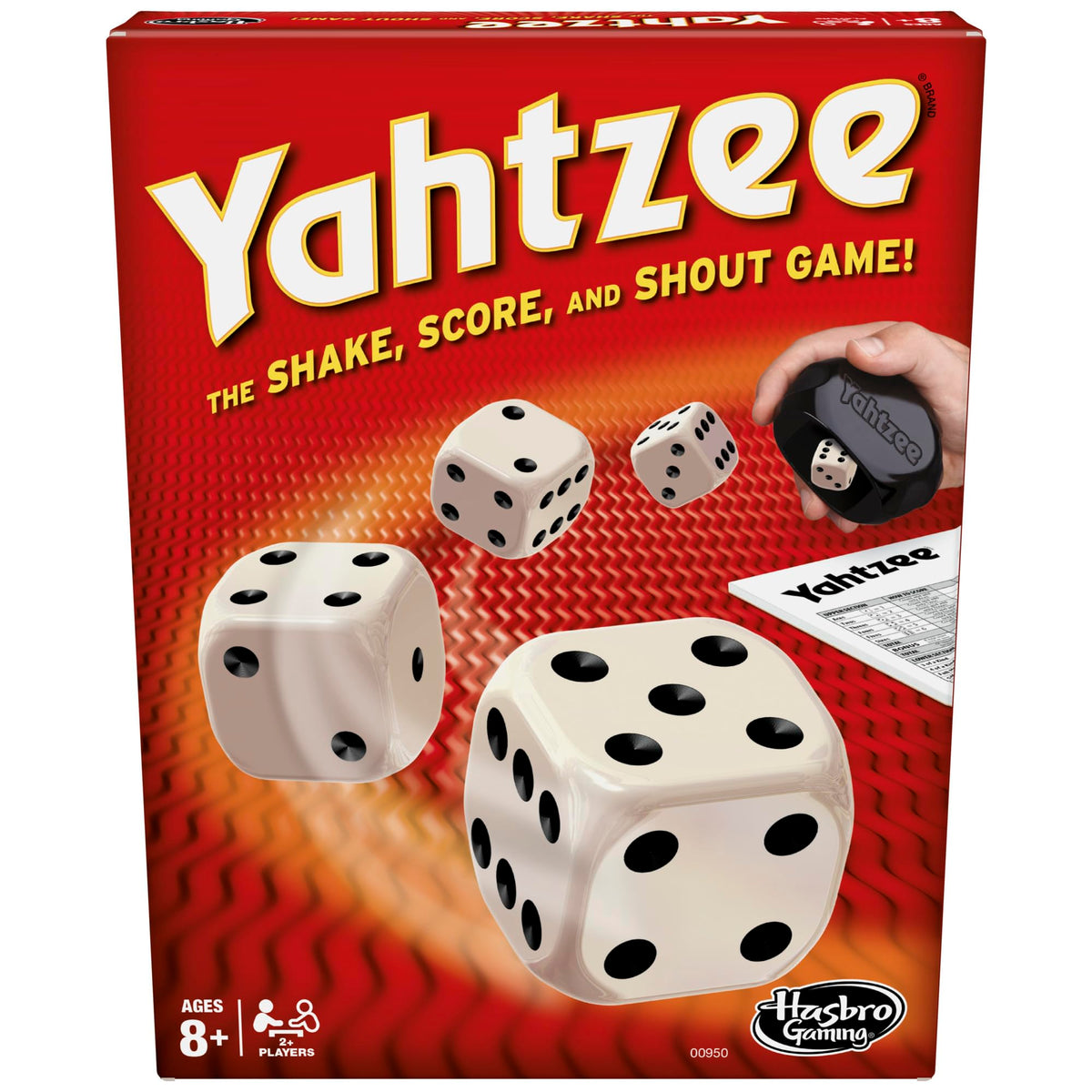 Yahtzee Spiel, schnell gespielte Würfelspiele für Kinder, Jugendliche und Erwachsene, Strategiespiele, Familienspiele für Kinder, 2 oder mehr Spieler, ab 8 Jahren