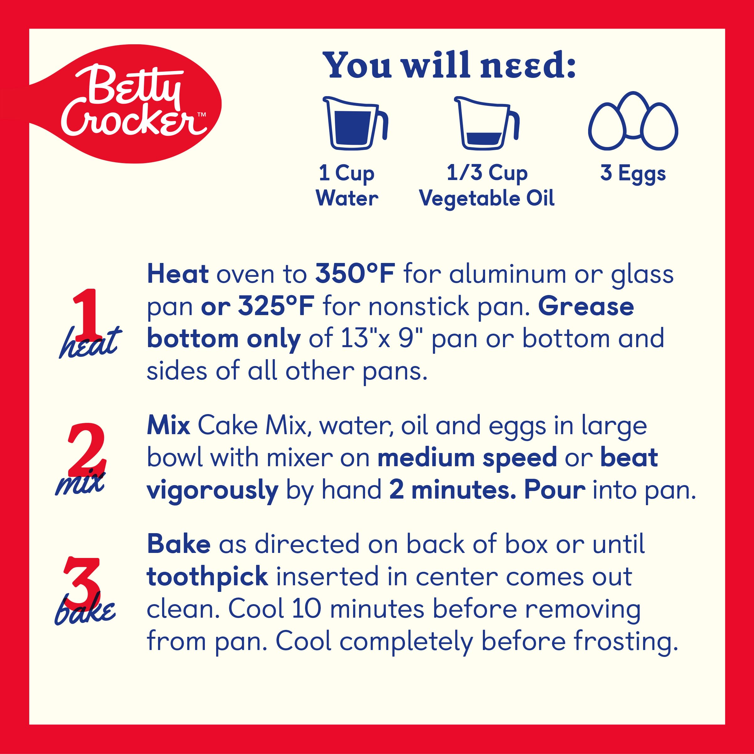 Betty Crocker Delights Super Moist Strawberry Cake Mix, 13.25 oz