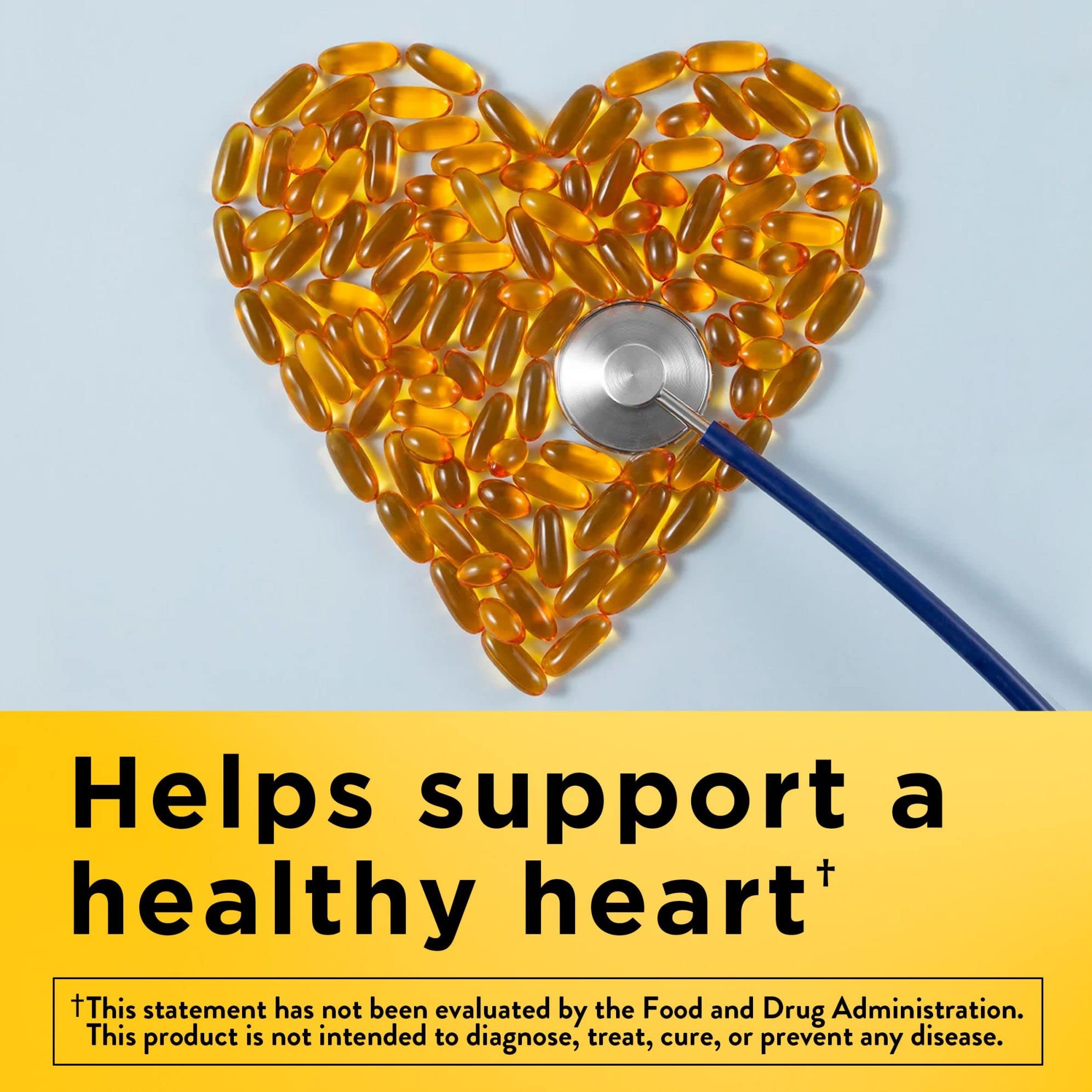 Nature Made Fish Oil Omega 3 Supplements, 1000mg Softgels, Omega 3 Fish Oil for Healthy Heart Support, 250 Softgels, 125 Day Supply