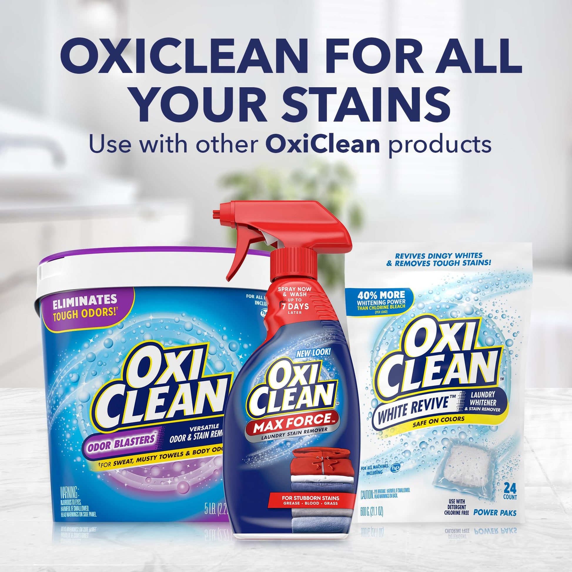 OxiClean Max Force Laundry Stain Remover Spray, 2 fl oz, 2PK